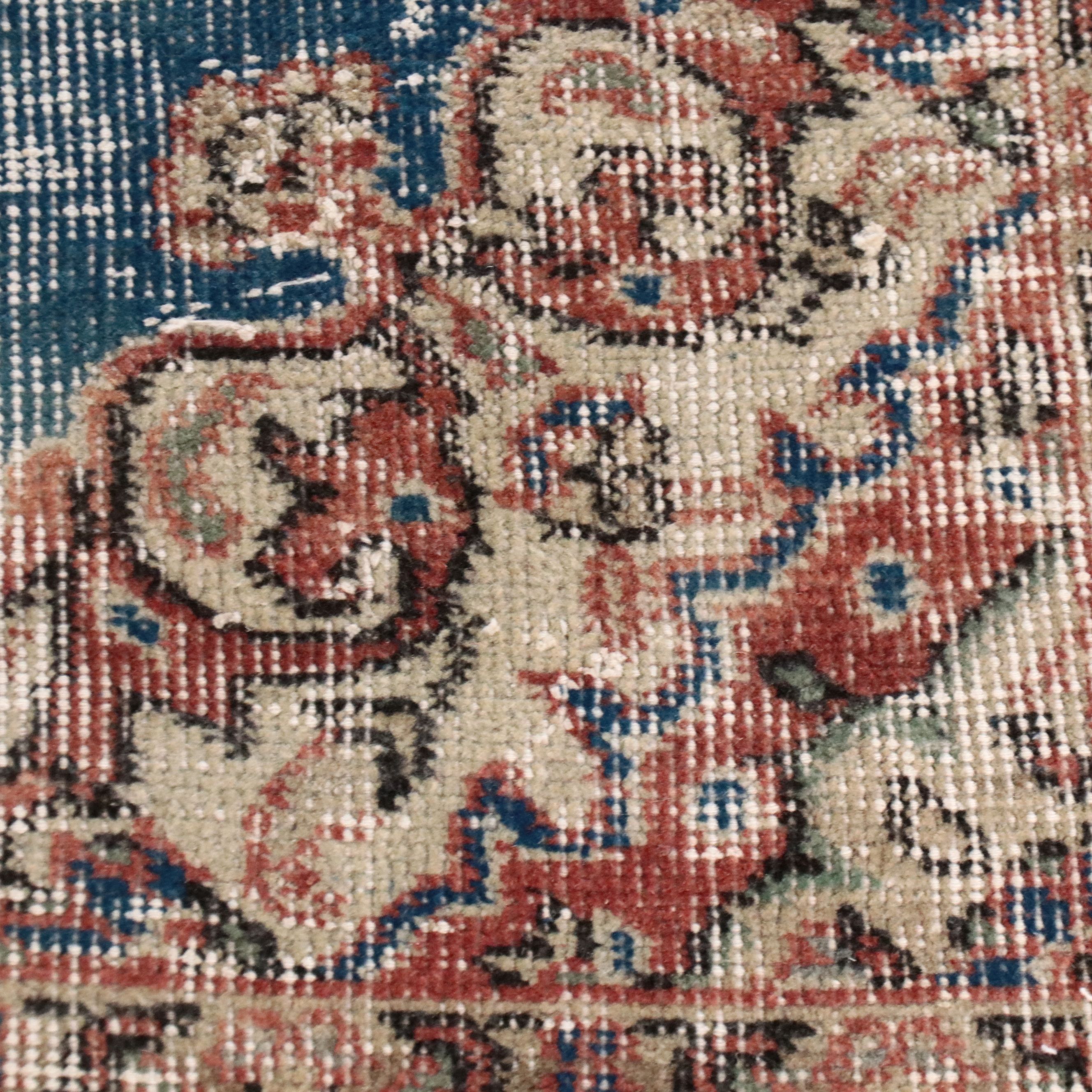 3'10 x 6'9 Hand-Knotted Persian Kerman Area Rug