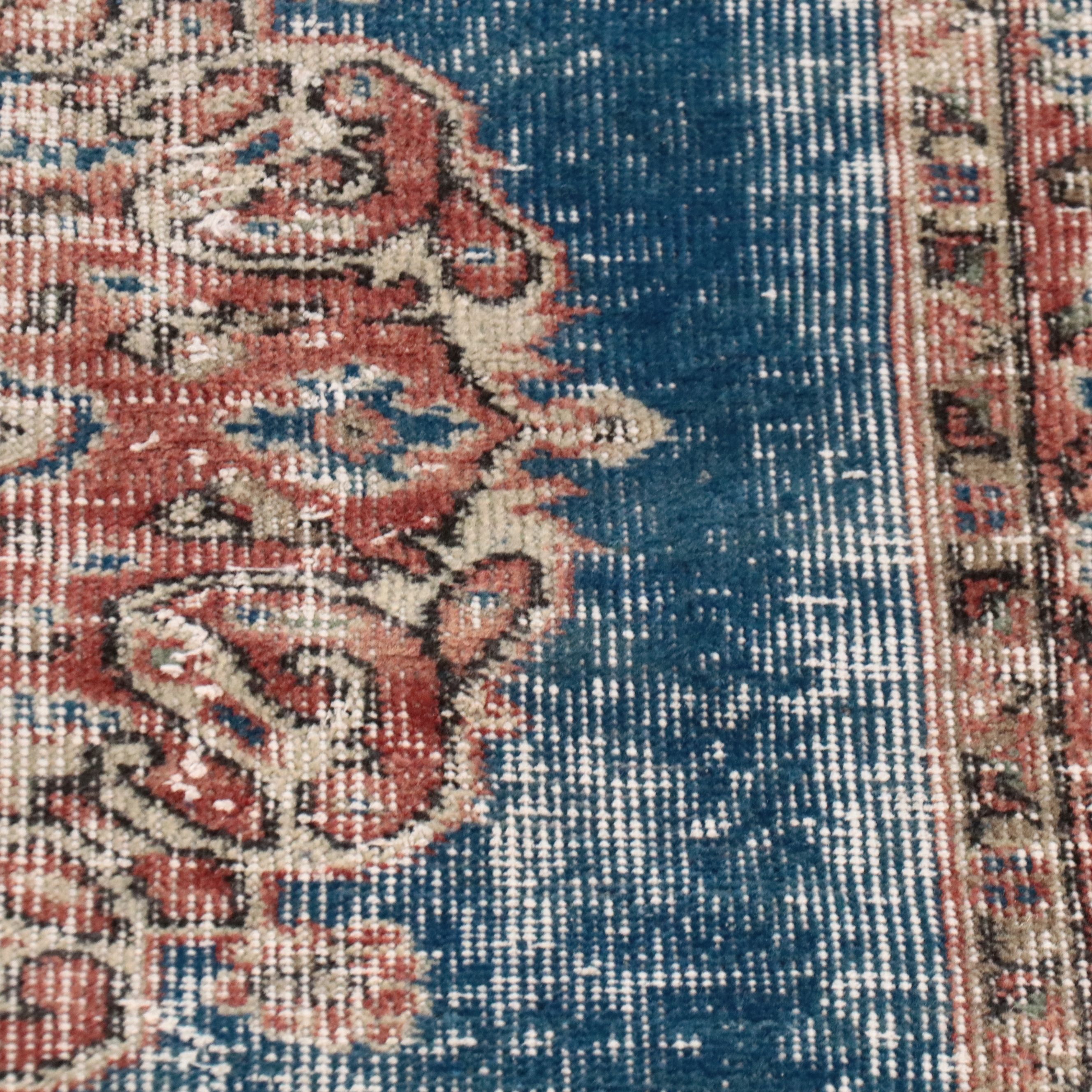3'10 x 6'9 Hand-Knotted Persian Kerman Area Rug