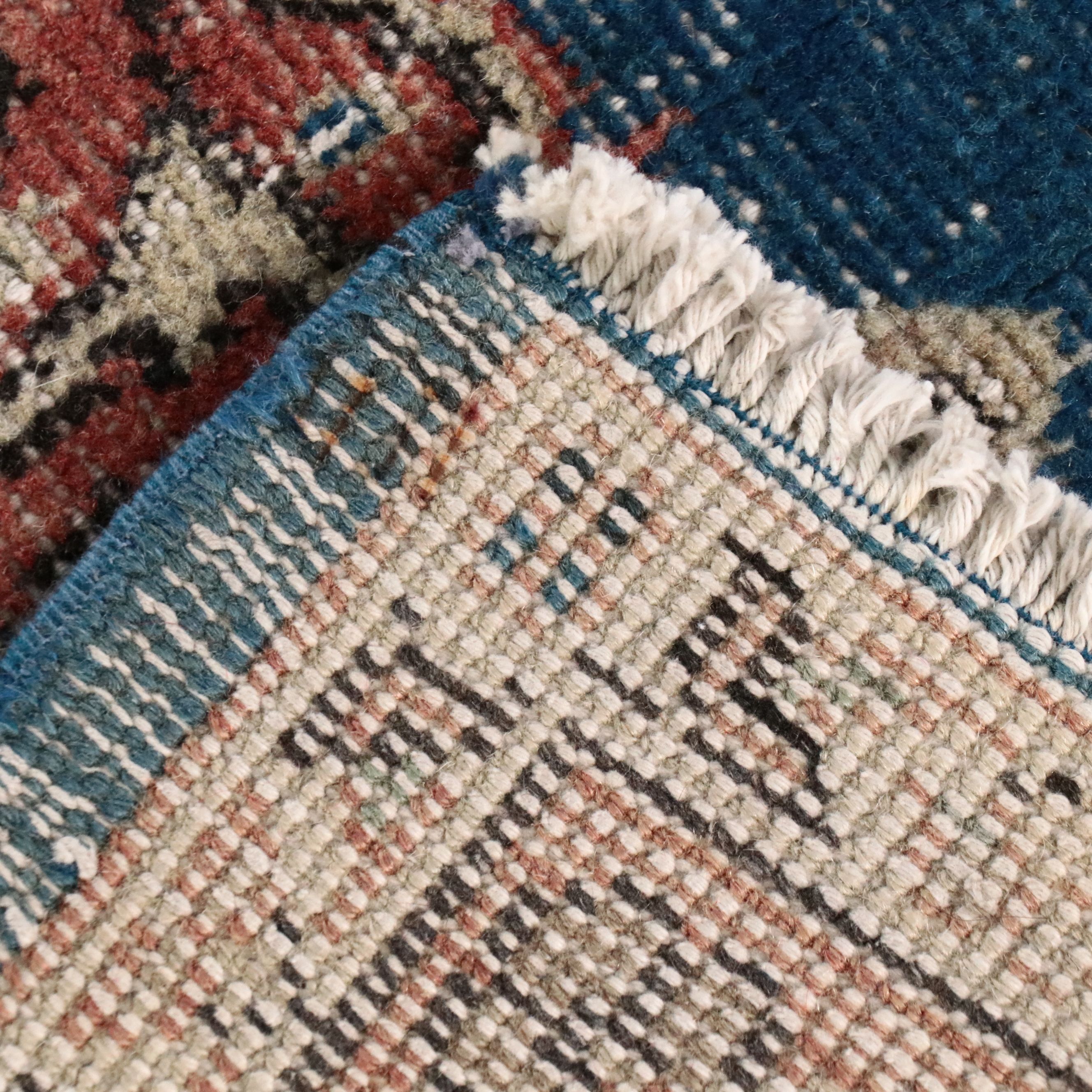 3'10 x 6'9 Hand-Knotted Persian Kerman Area Rug