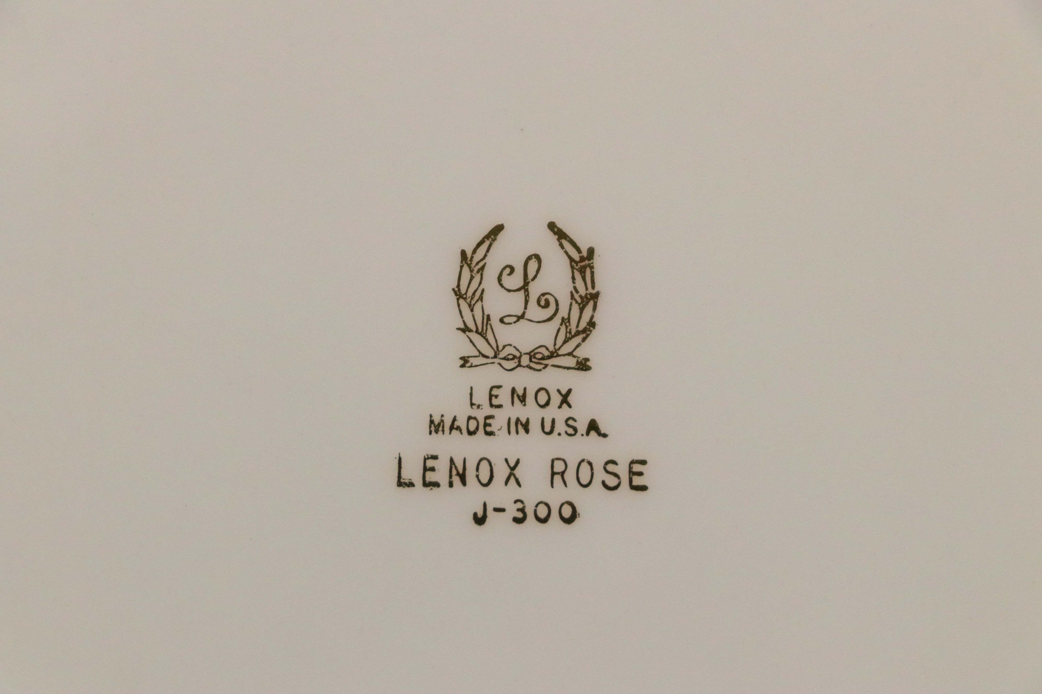 Lenox "Rhodora" and Other Bone China Dinnerware and Table Accessories