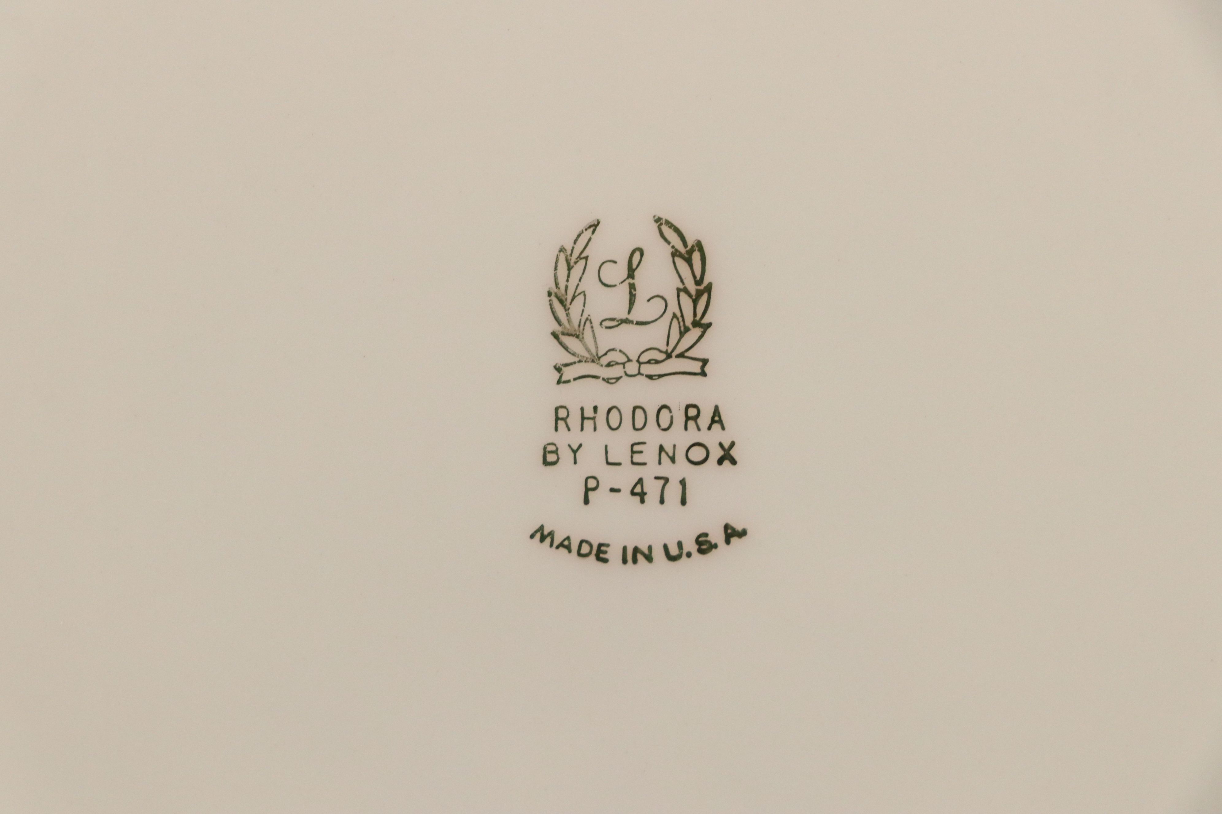 Lenox "Rhodora" and Other Bone China Dinnerware and Table Accessories