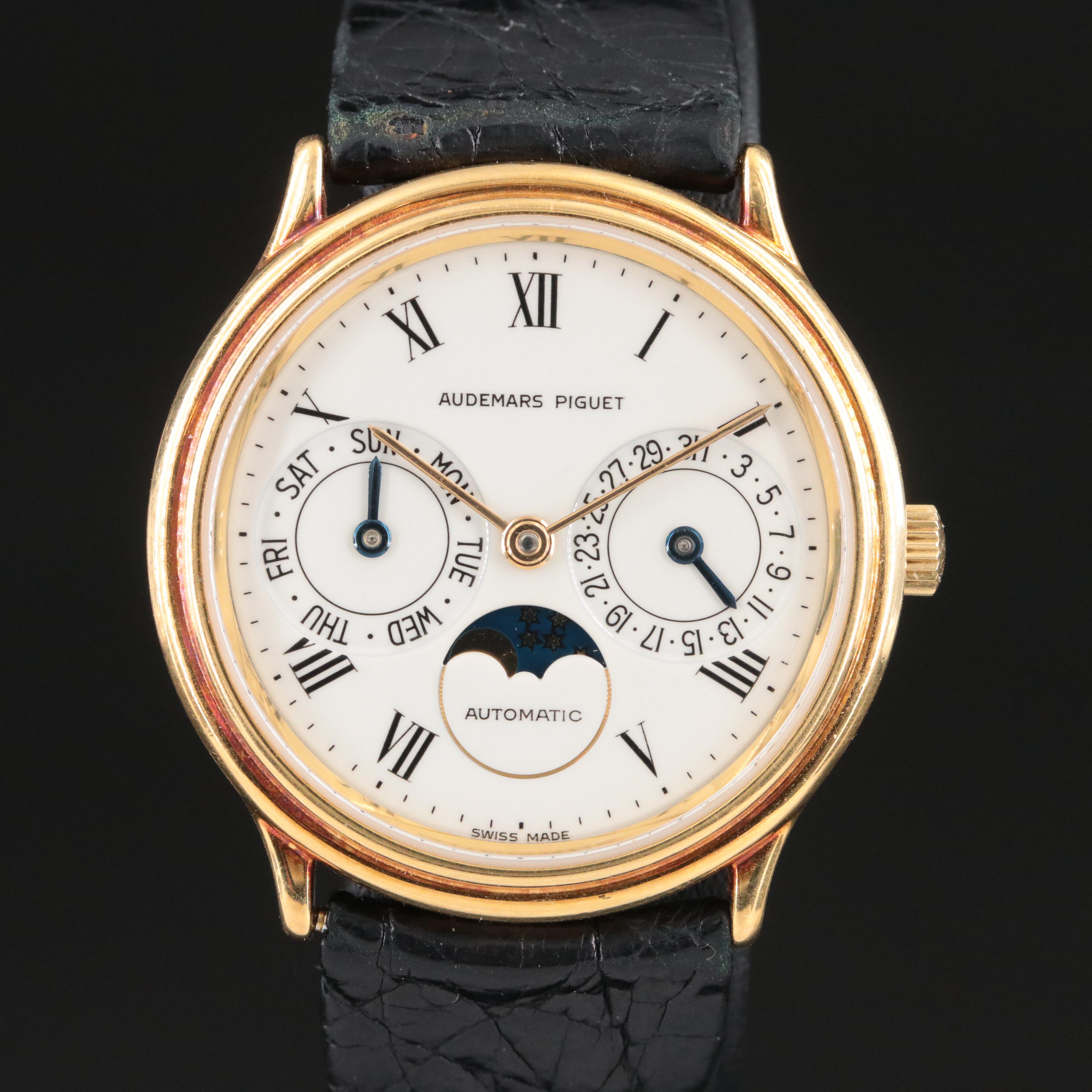 Audemars Piguet Day Date Moonphase 18K Vintage Watch