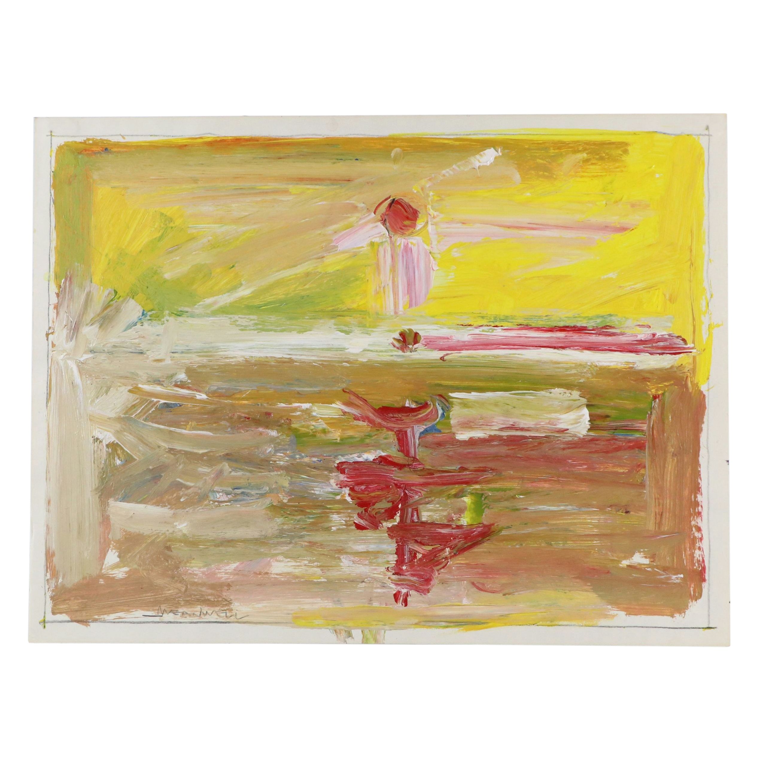 Jack Meanwell Oil Painting, Late 20th Century