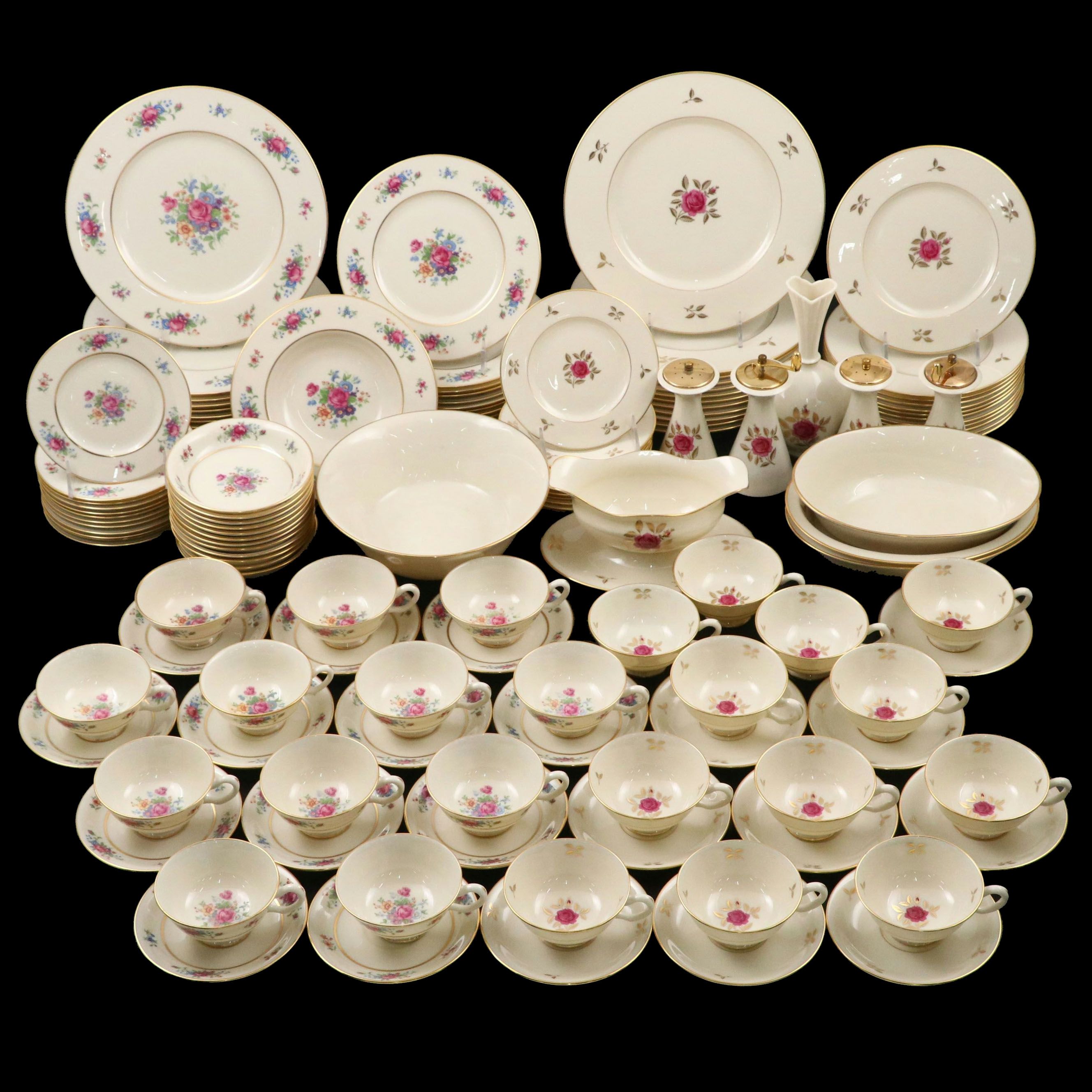 Lenox "Rhodora" and Other Bone China Dinnerware and Table Accessories