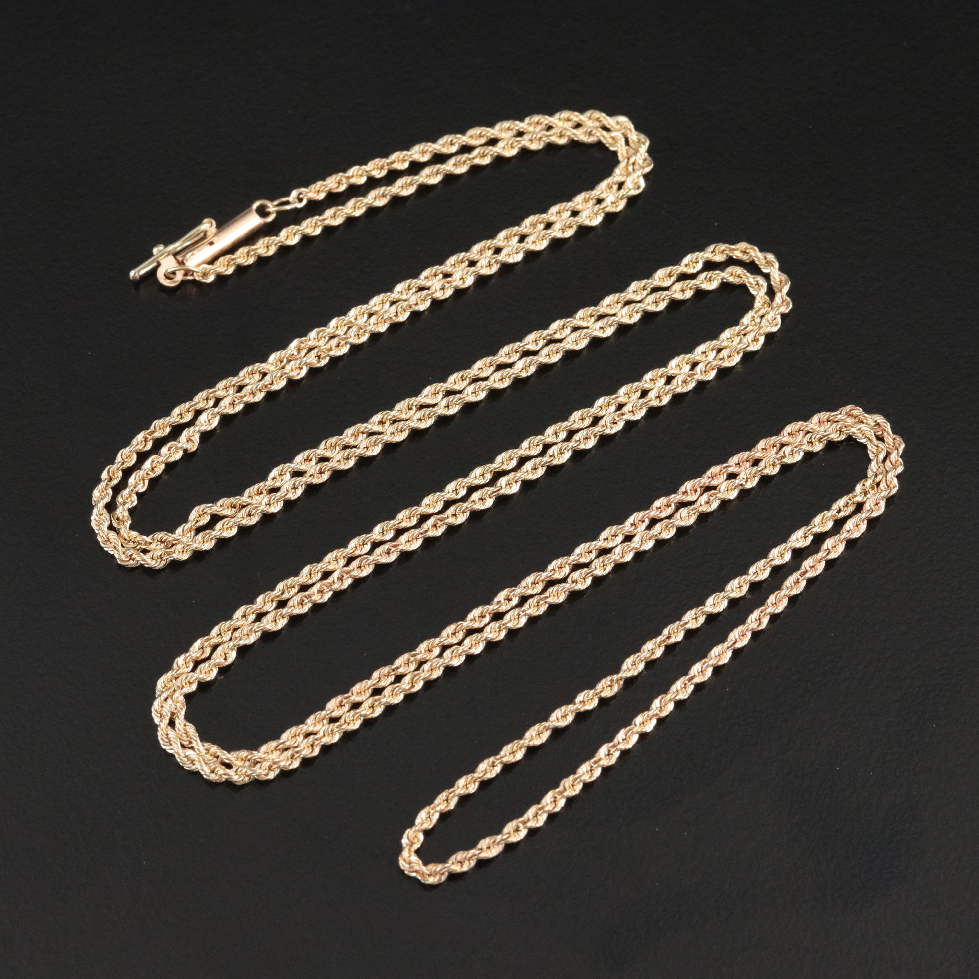 14K Rope Chain Necklace