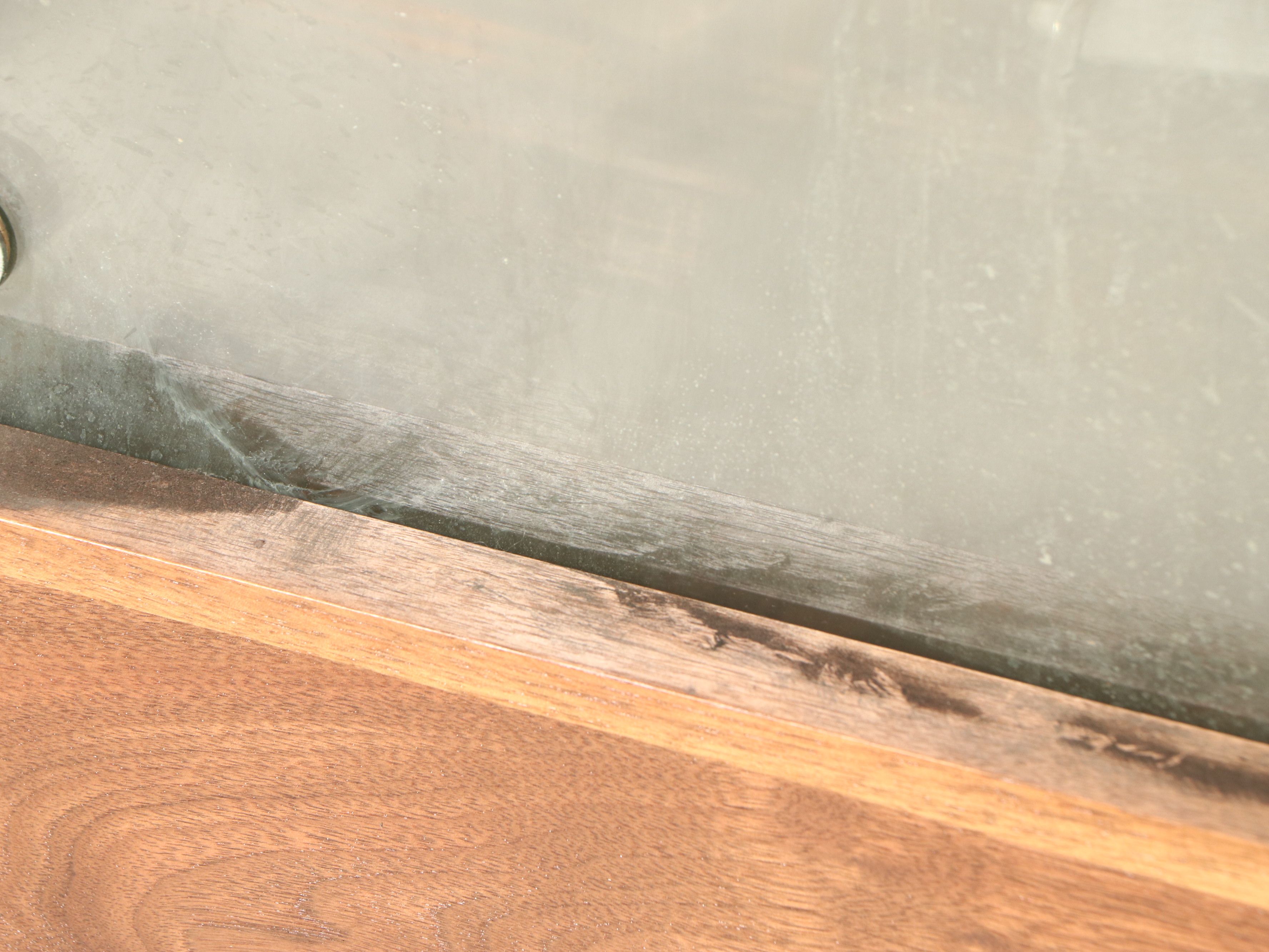 Edwardian Style Wooden Glass Illuminated Front Display