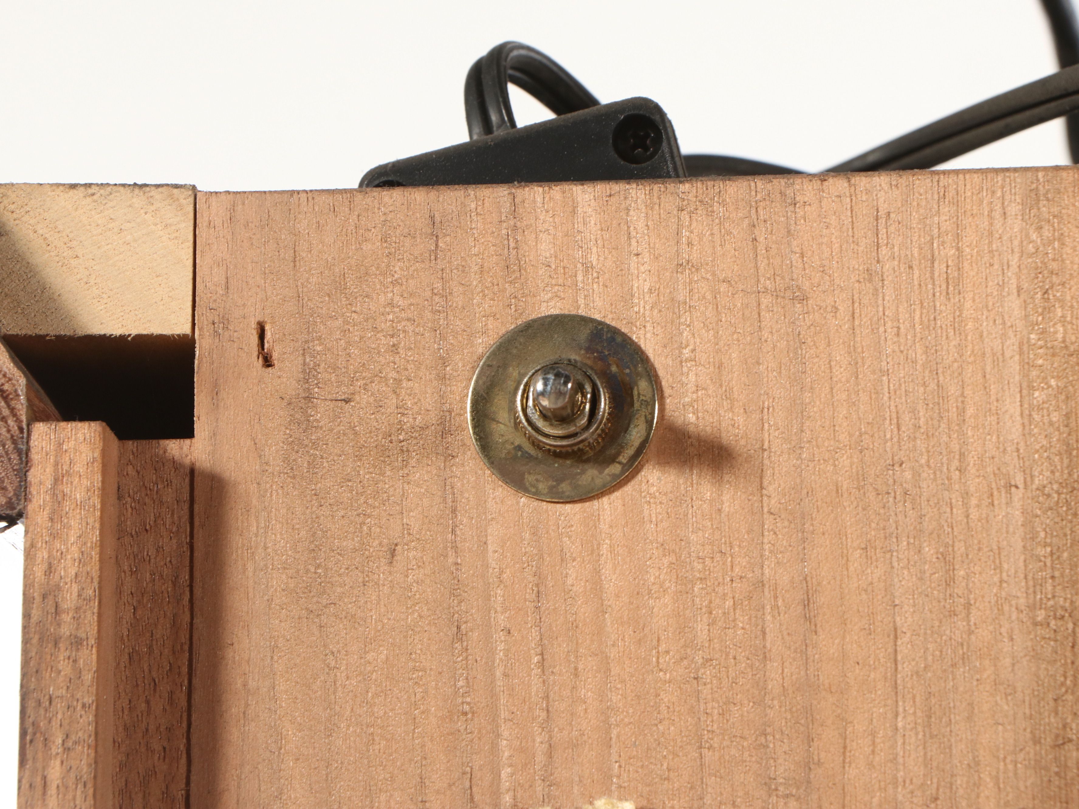 Edwardian Style Wooden Glass Illuminated Front Display