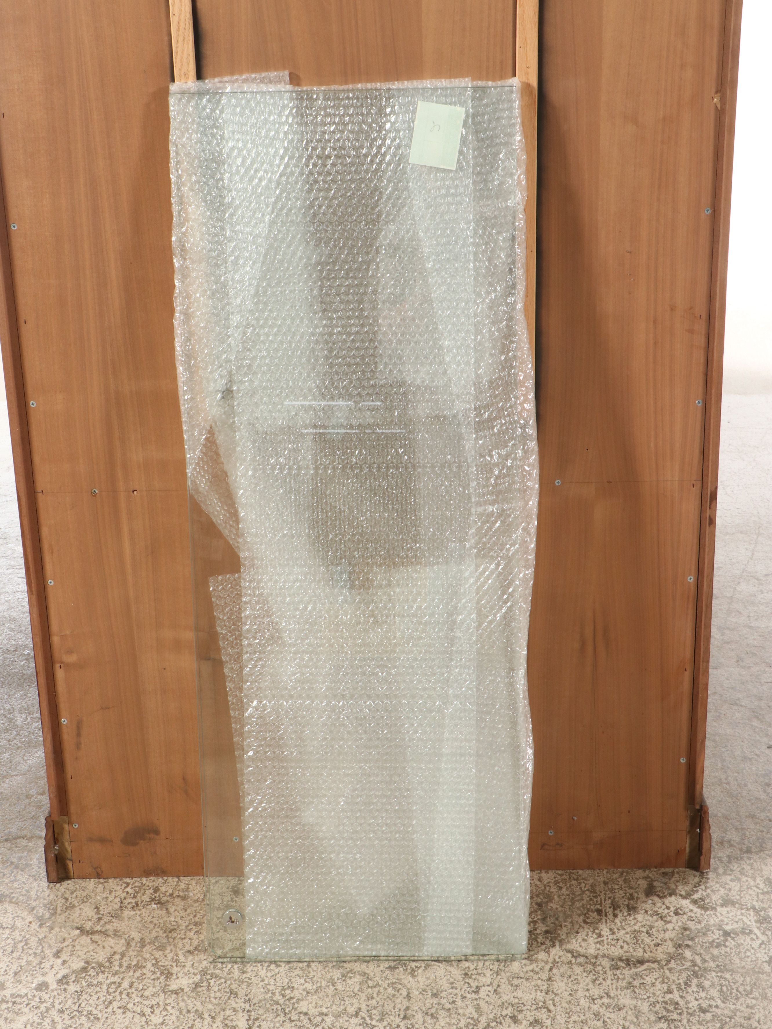 Edwardian Style Wooden Glass Illuminated Front Display