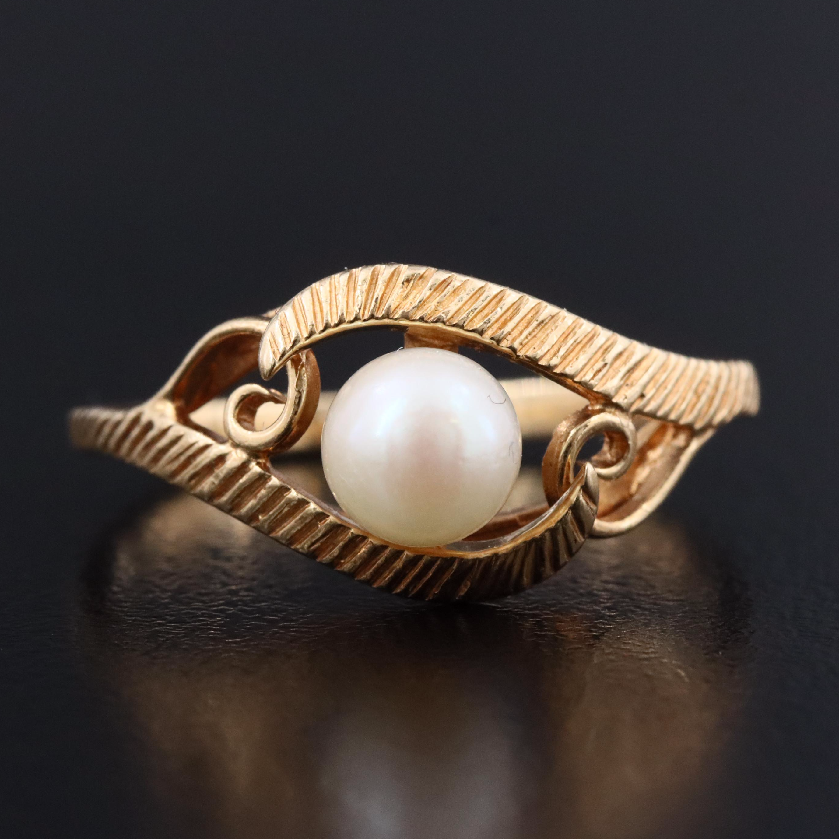 14K Pearl Ring