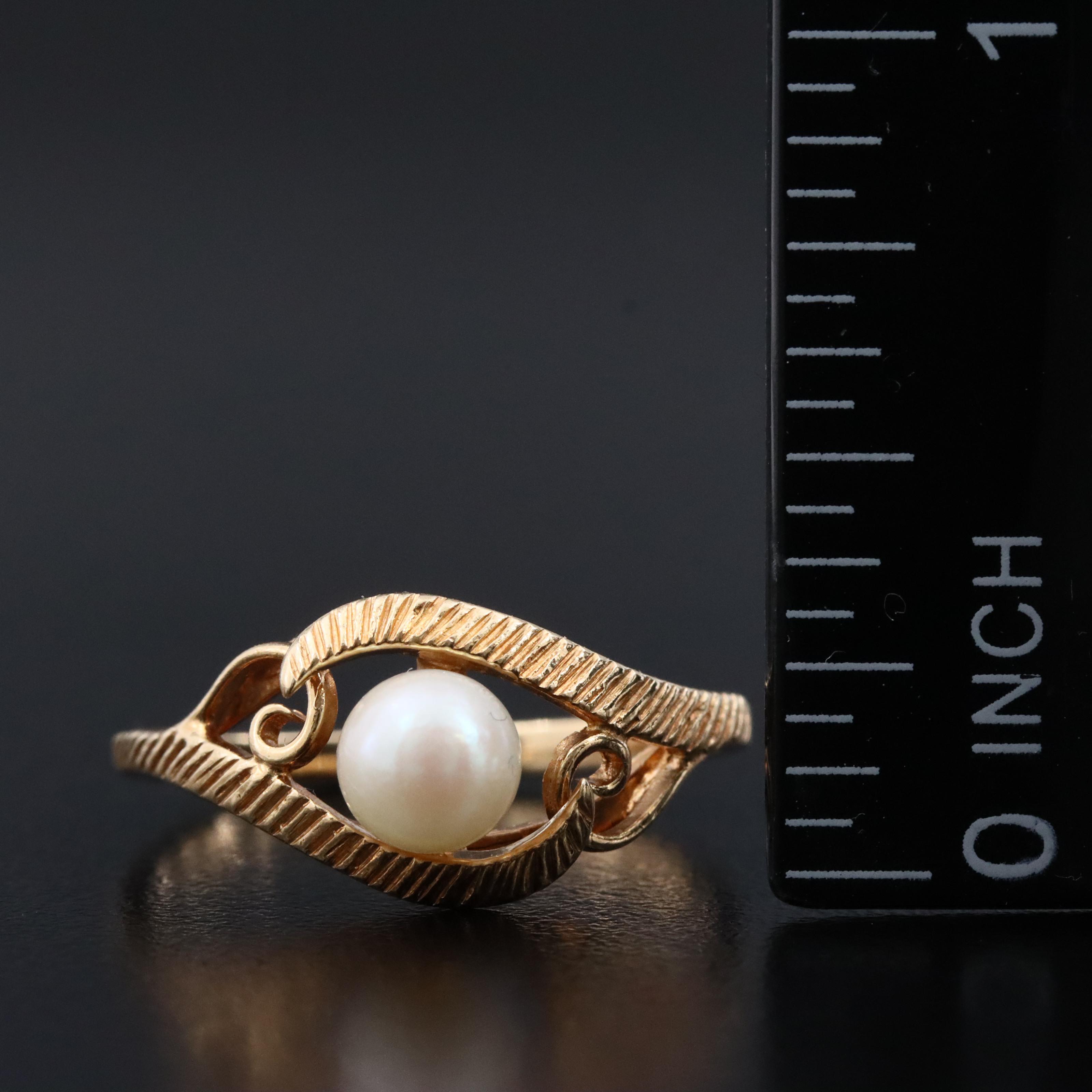 14K Pearl Ring