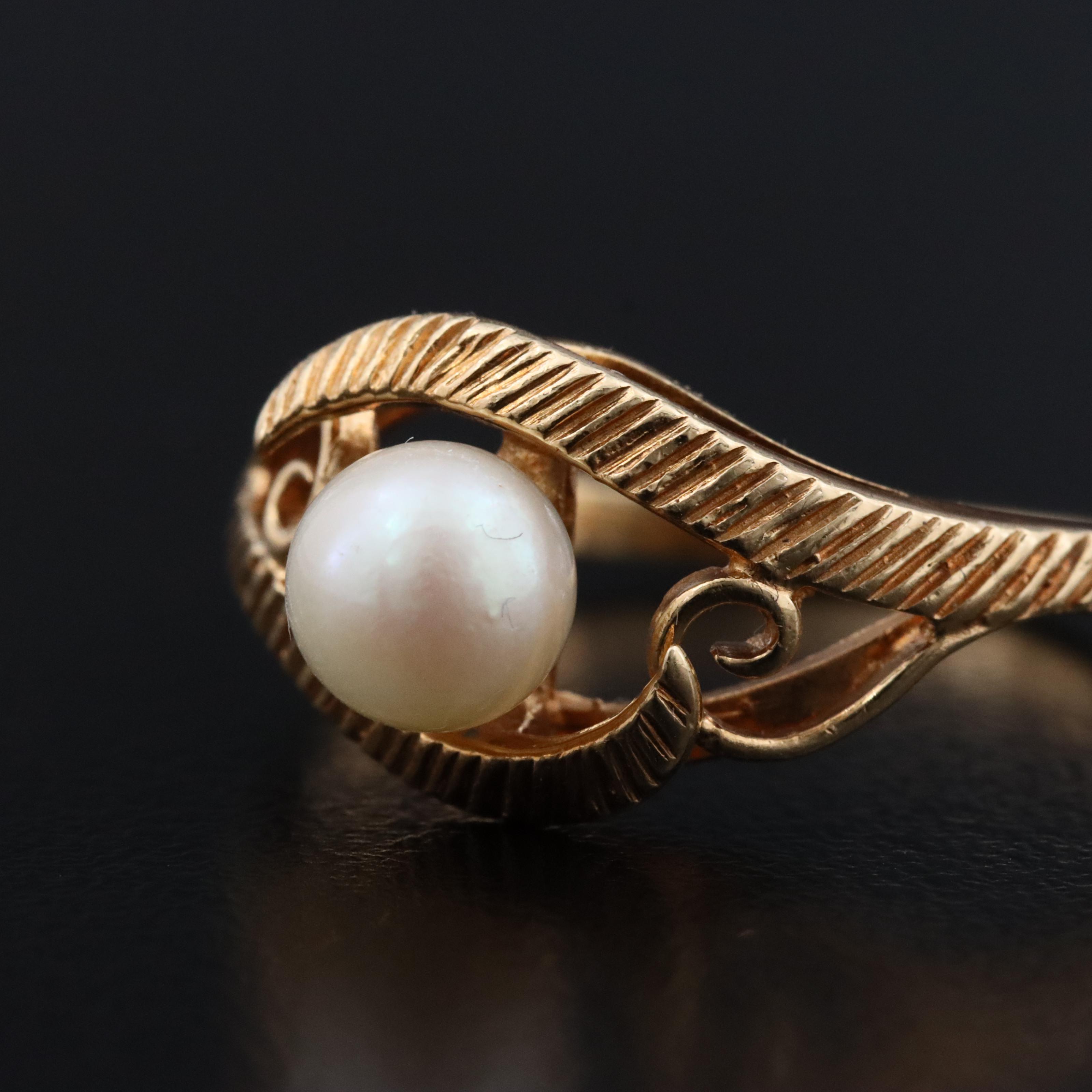 14K Pearl Ring