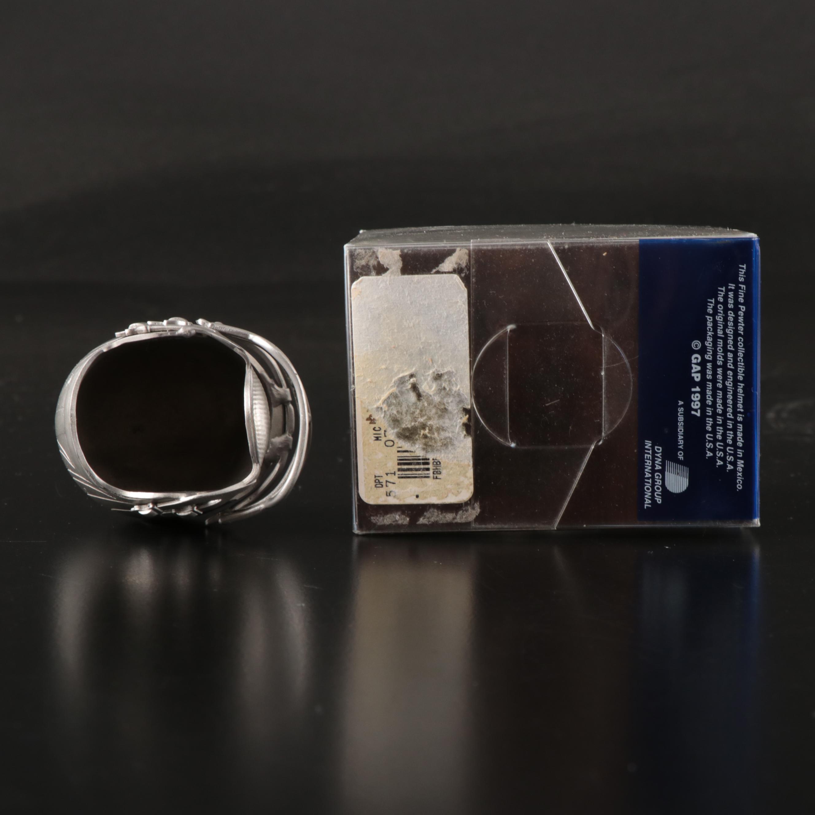 Cincinnati Bengals Laser Etched Glass and Pewter Desk Accessories