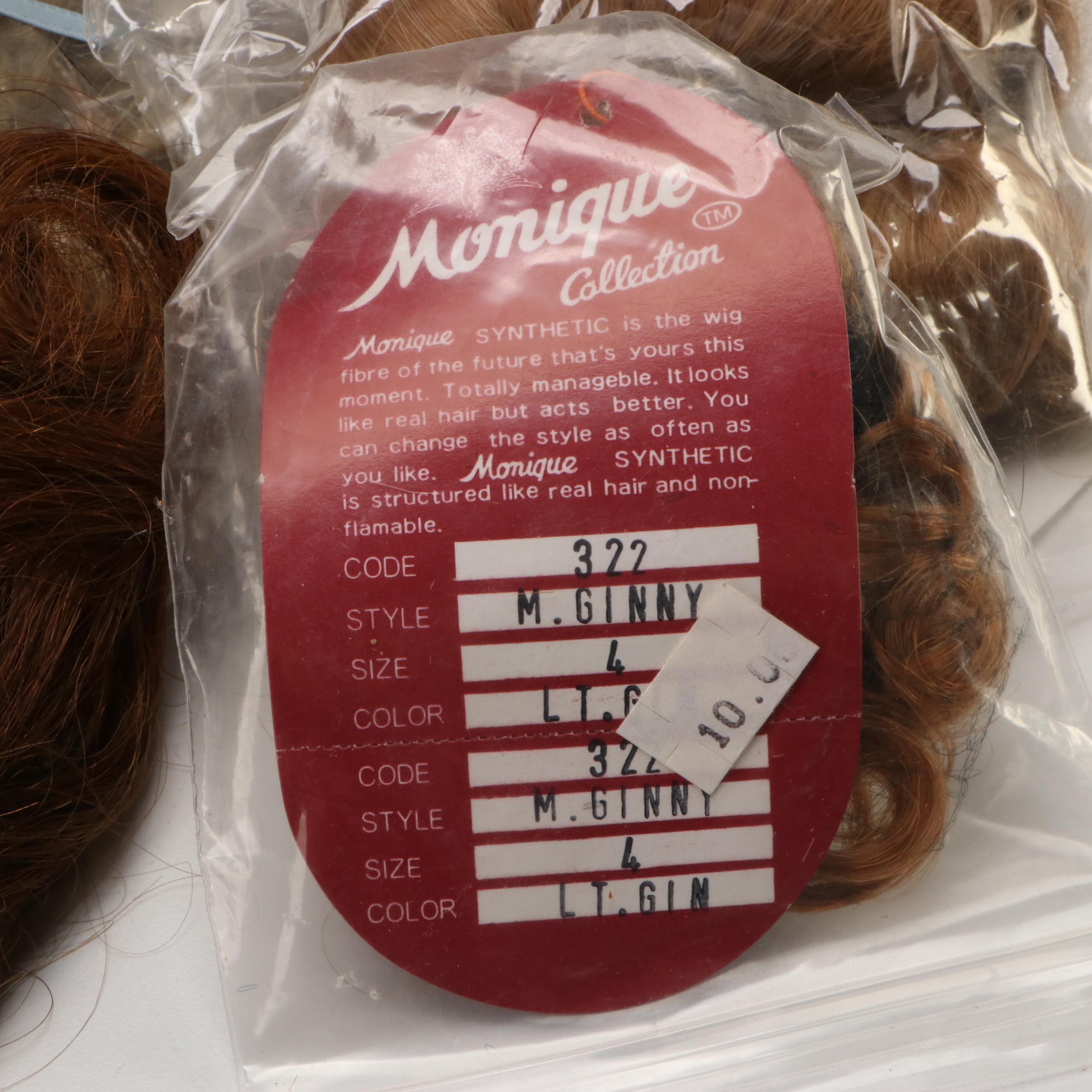 Monique Collection, One & Only, Lou Davis and More Doll Wigs, Late 20th C.