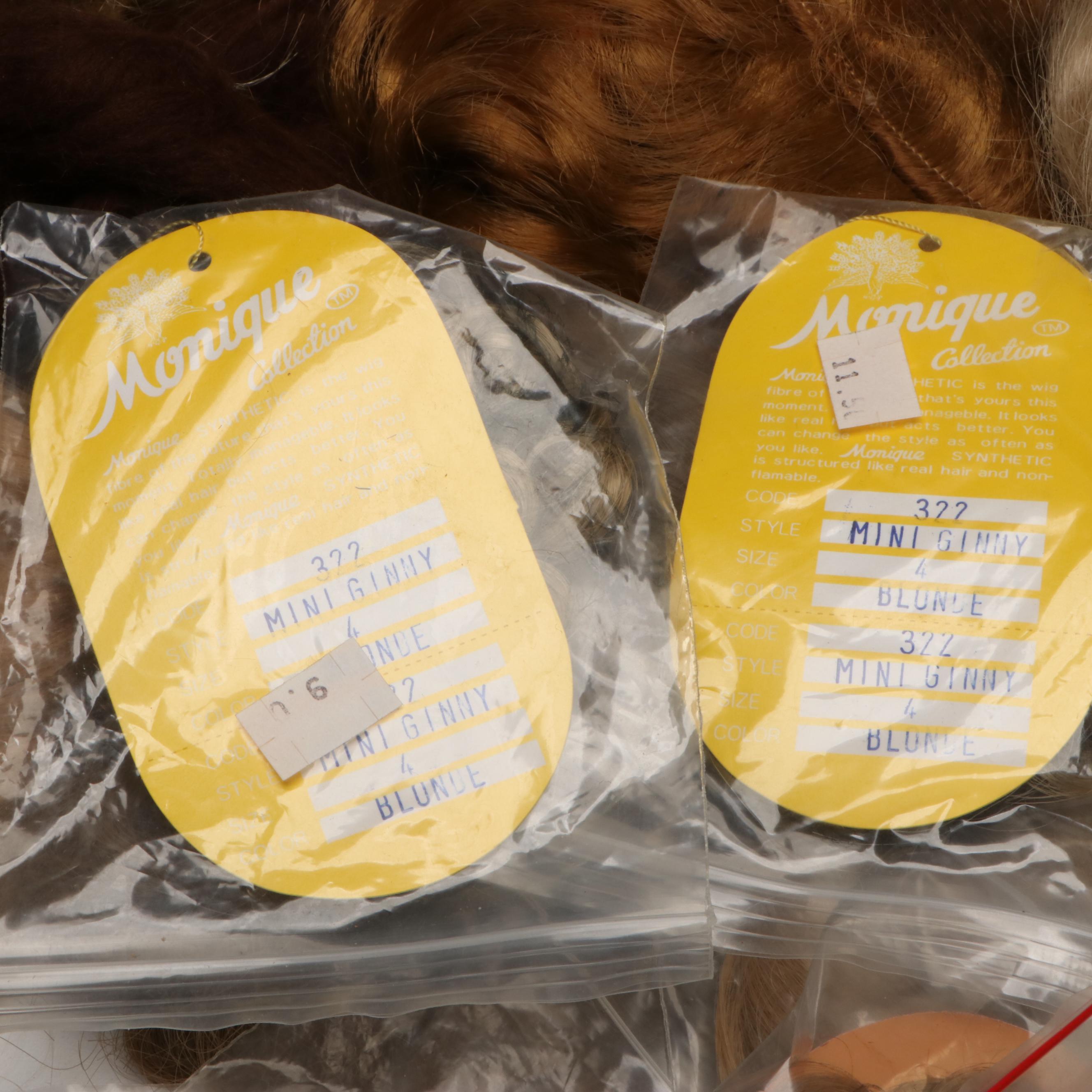 Monique Collection, One & Only, Lou Davis and More Doll Wigs, Late 20th C.