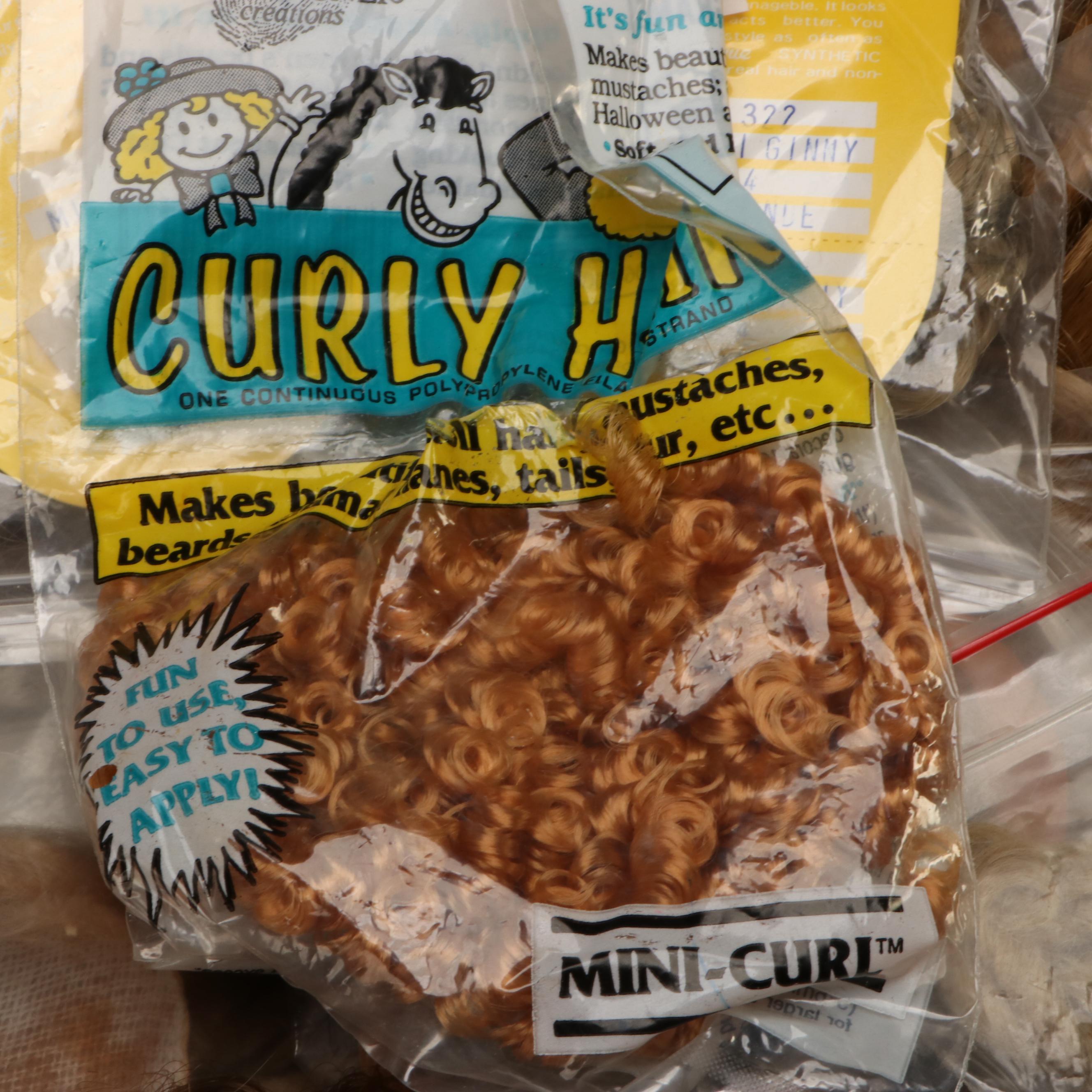 Monique Collection, One & Only, Lou Davis and More Doll Wigs, Late 20th C.