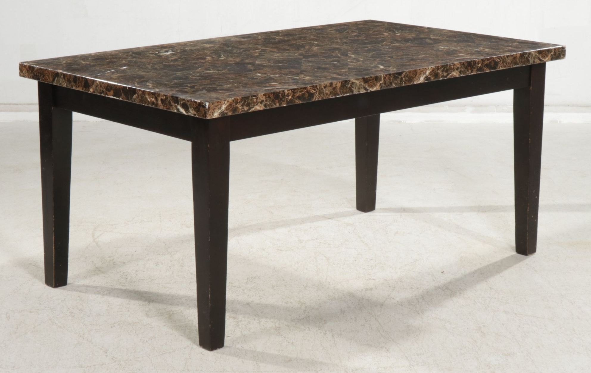 Darna Furniture Dining Table with Faux Marble Top, 2021