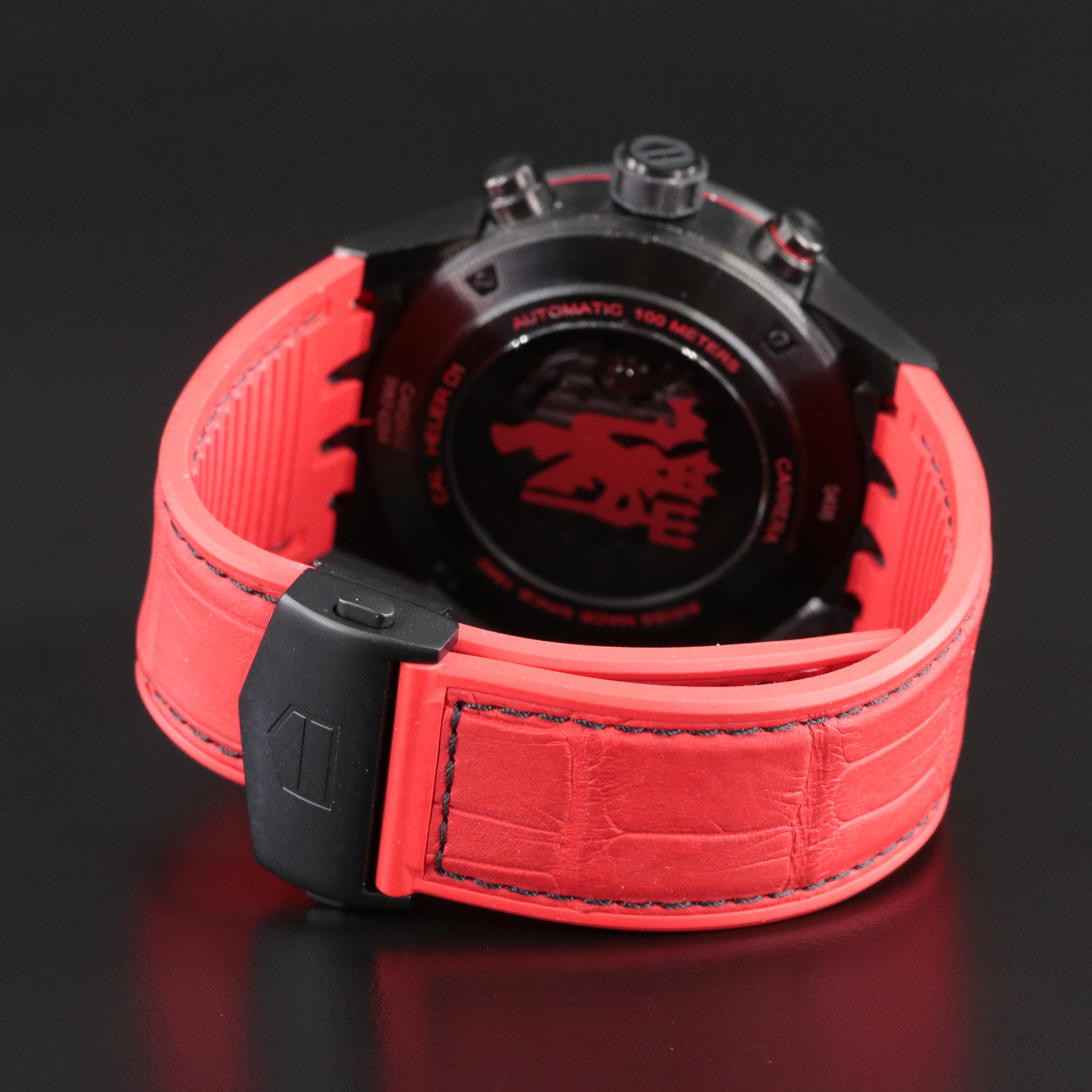 TAG Heuer Carrera Heuer 01 "Manchester United" Special Edition Watch