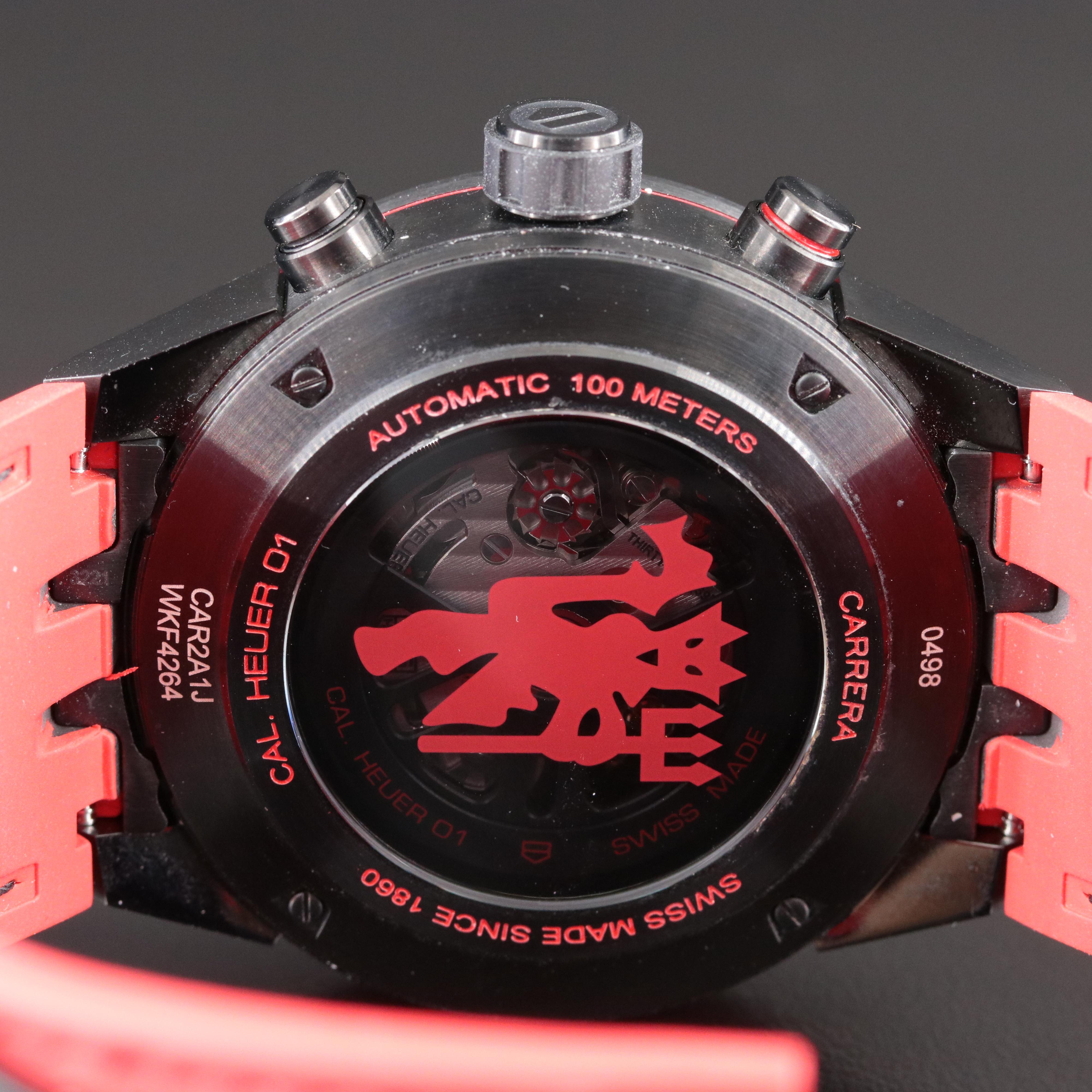 TAG Heuer Carrera Heuer 01 "Manchester United" Special Edition Watch