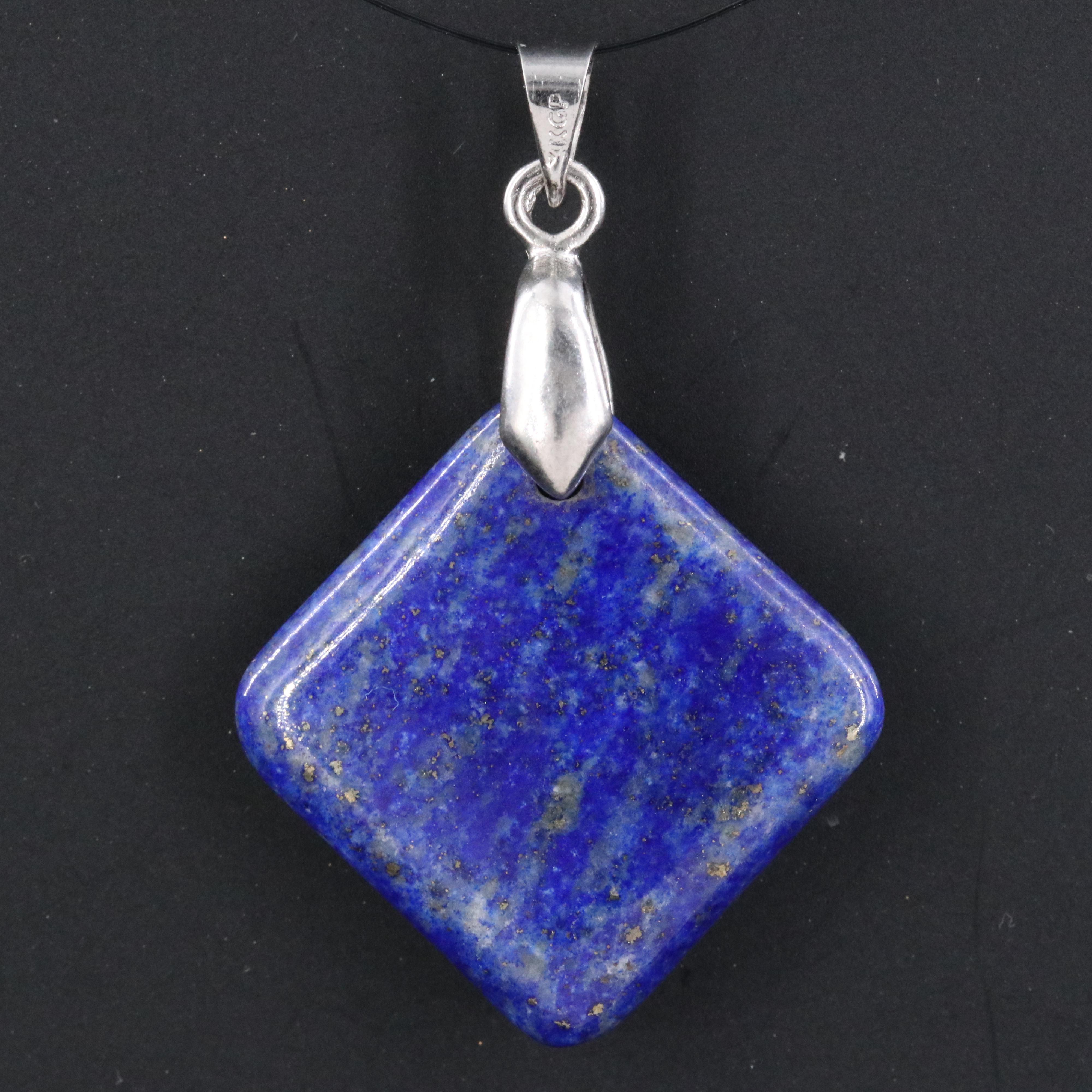 Gold-Filled Lapis Lazuli Pendant