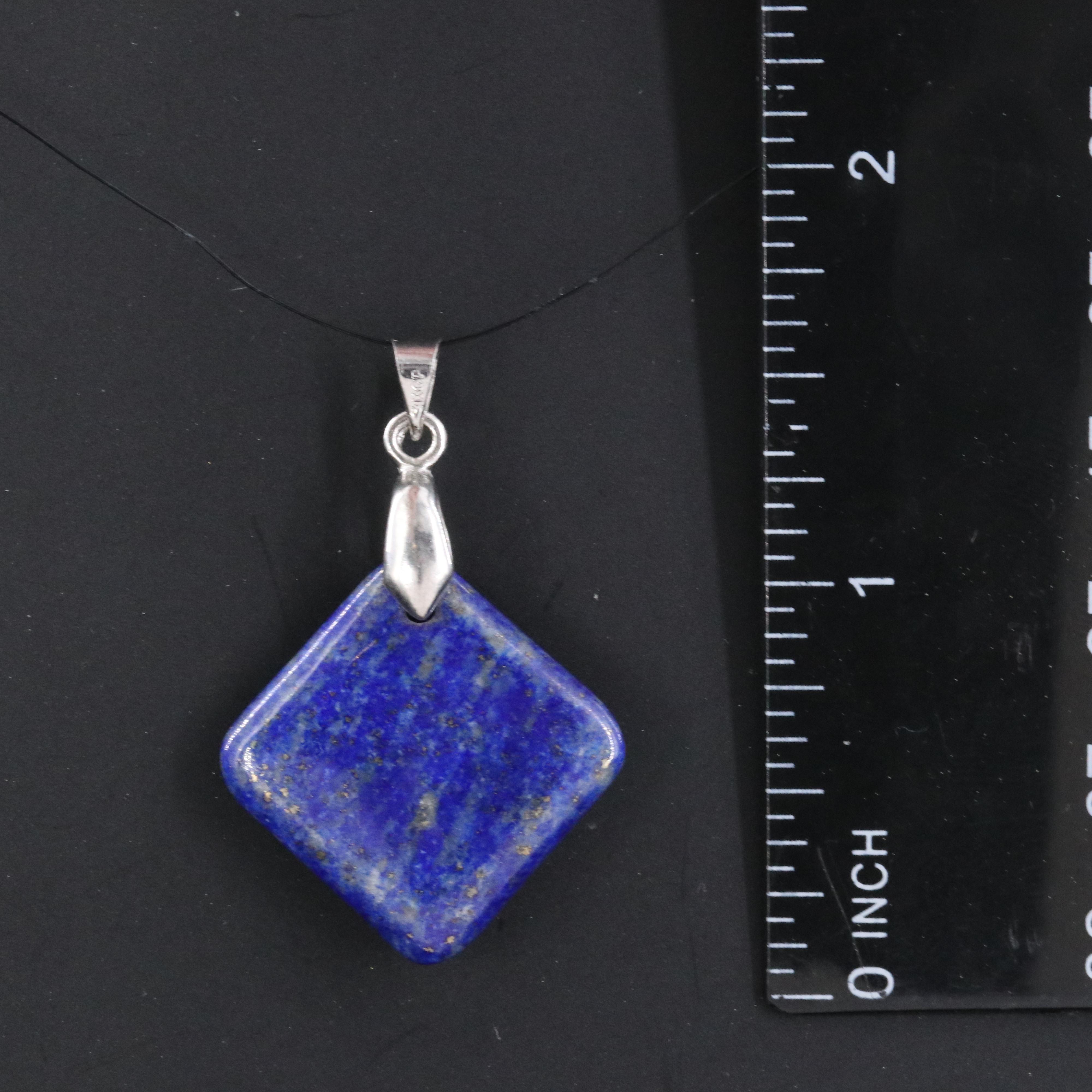 Gold-Filled Lapis Lazuli Pendant