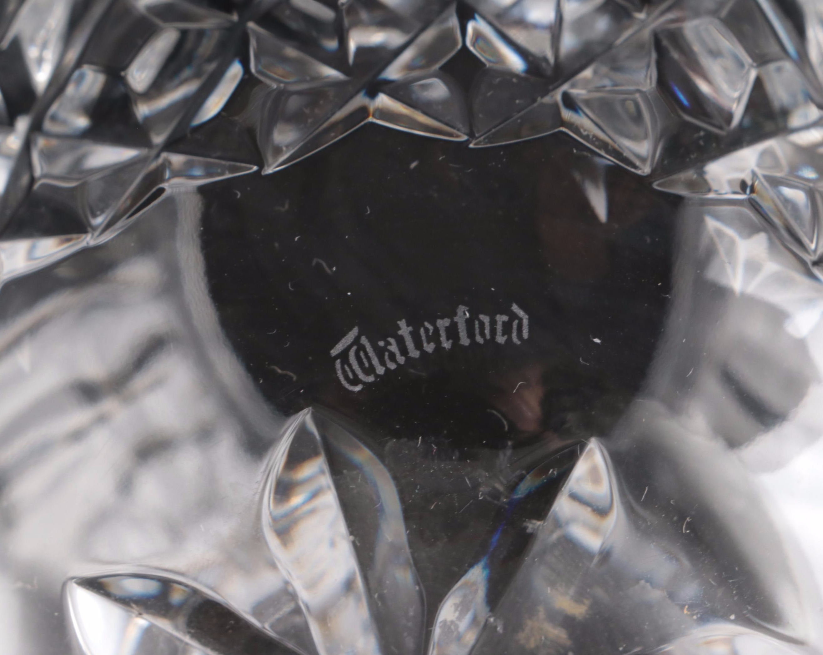 Waterford Crystal Seahorse Paperweight and "Lismore" Rose Bowl Vase