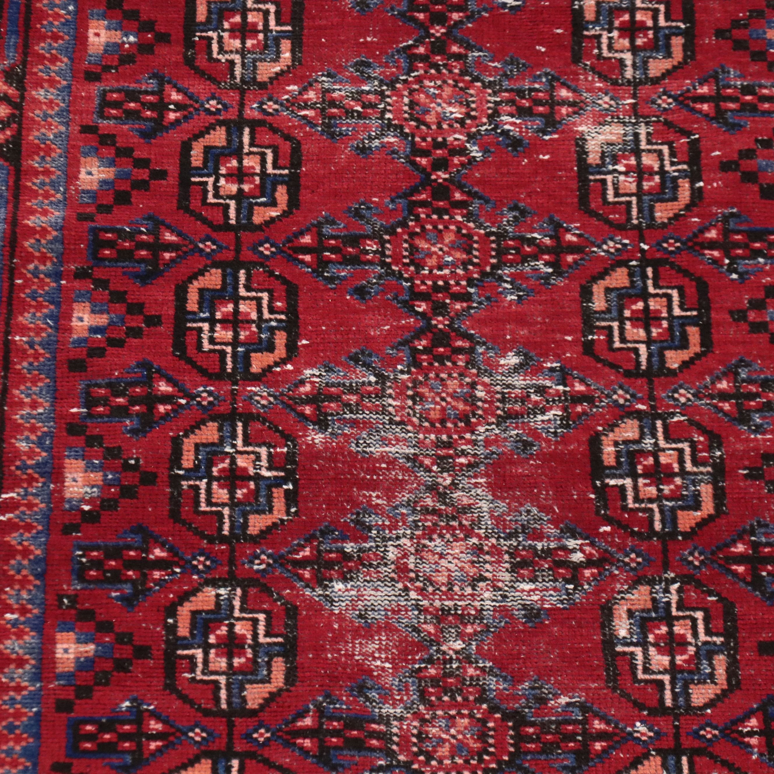3'10 x 9'11 Hand-Knotted Persian Baluch Long Rug