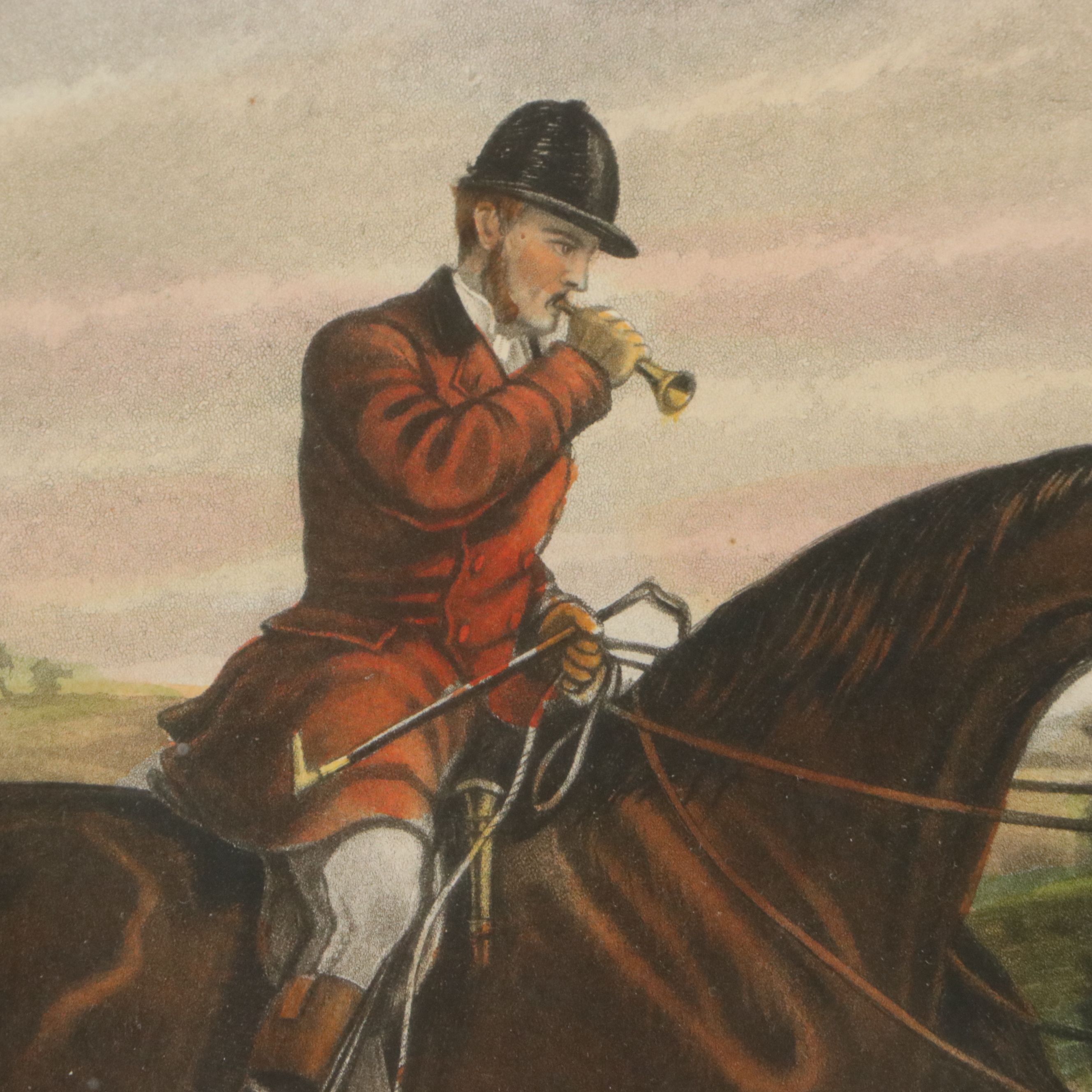 Hand-Colored Aquatint Etching After Inglis Sheldon-Williams "Gone Away!"