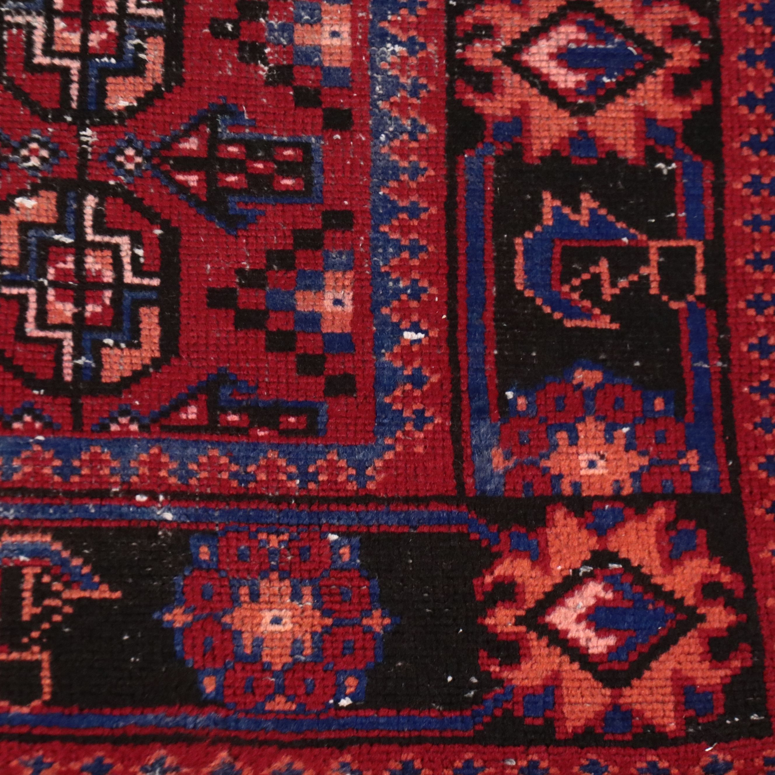 3'10 x 9'11 Hand-Knotted Persian Baluch Long Rug