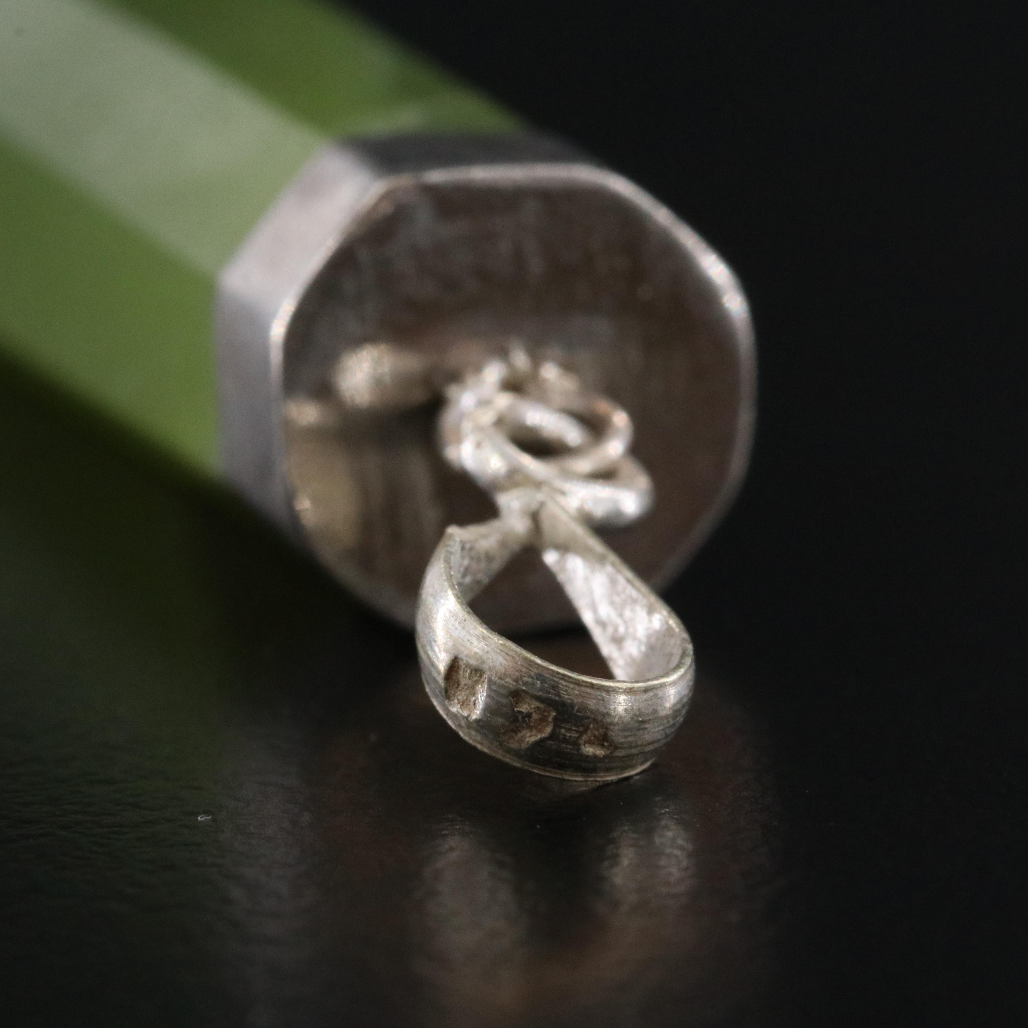 Sterling Serpentine Point Pendant