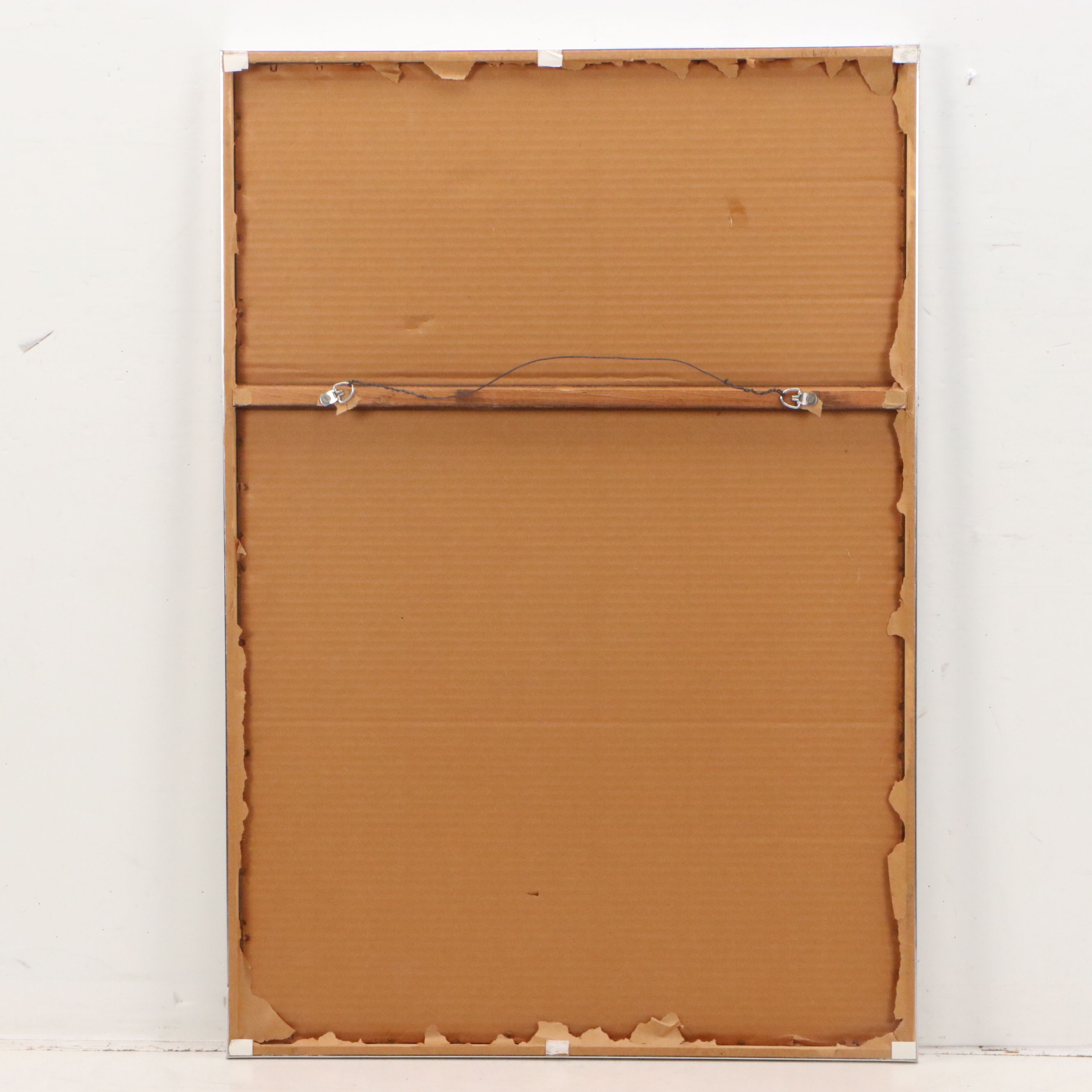 Stylized Woodcut of Animals in Tree, 1967