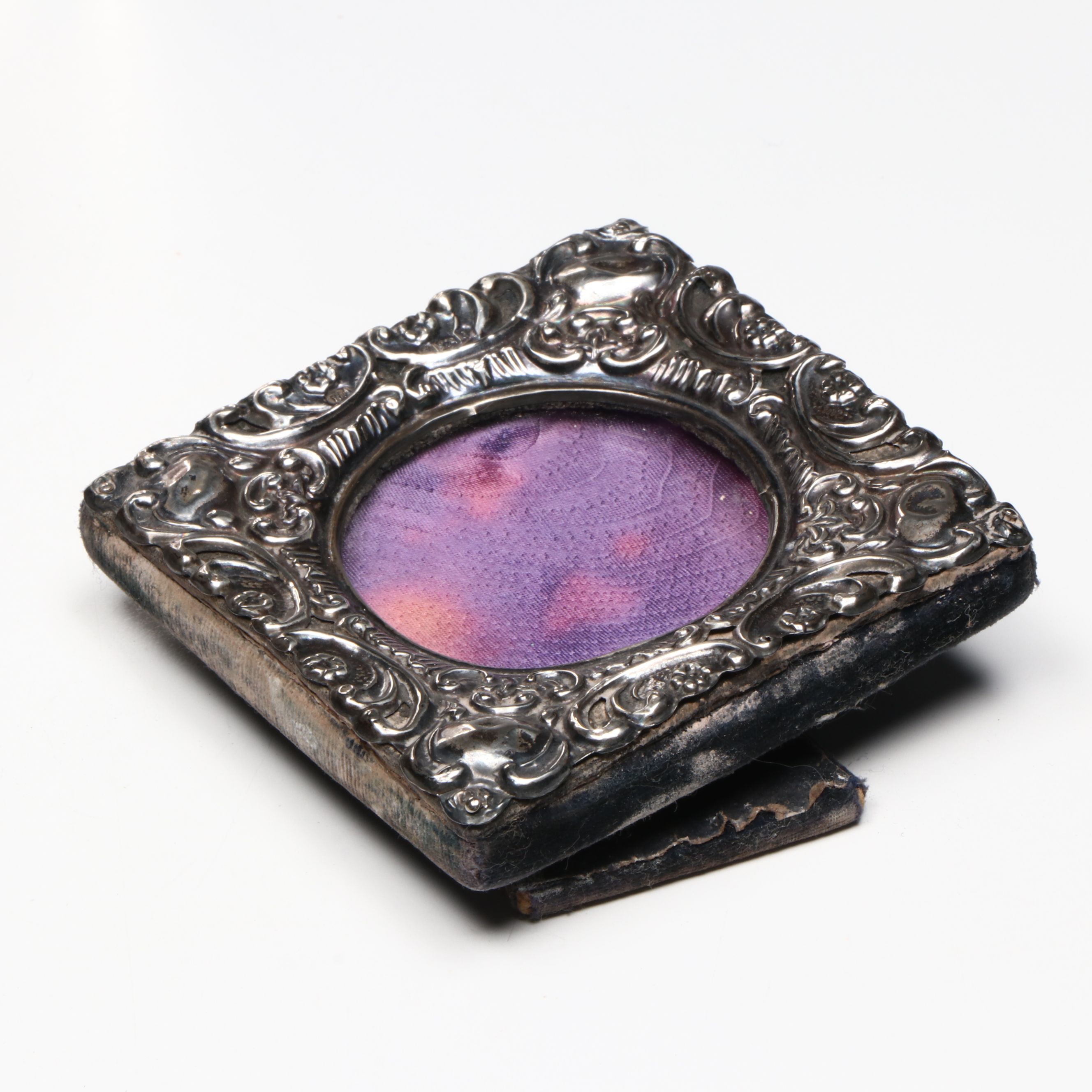 English Sterling and Other Tortoiseshell Frame, Late 19th/Early 20th Century