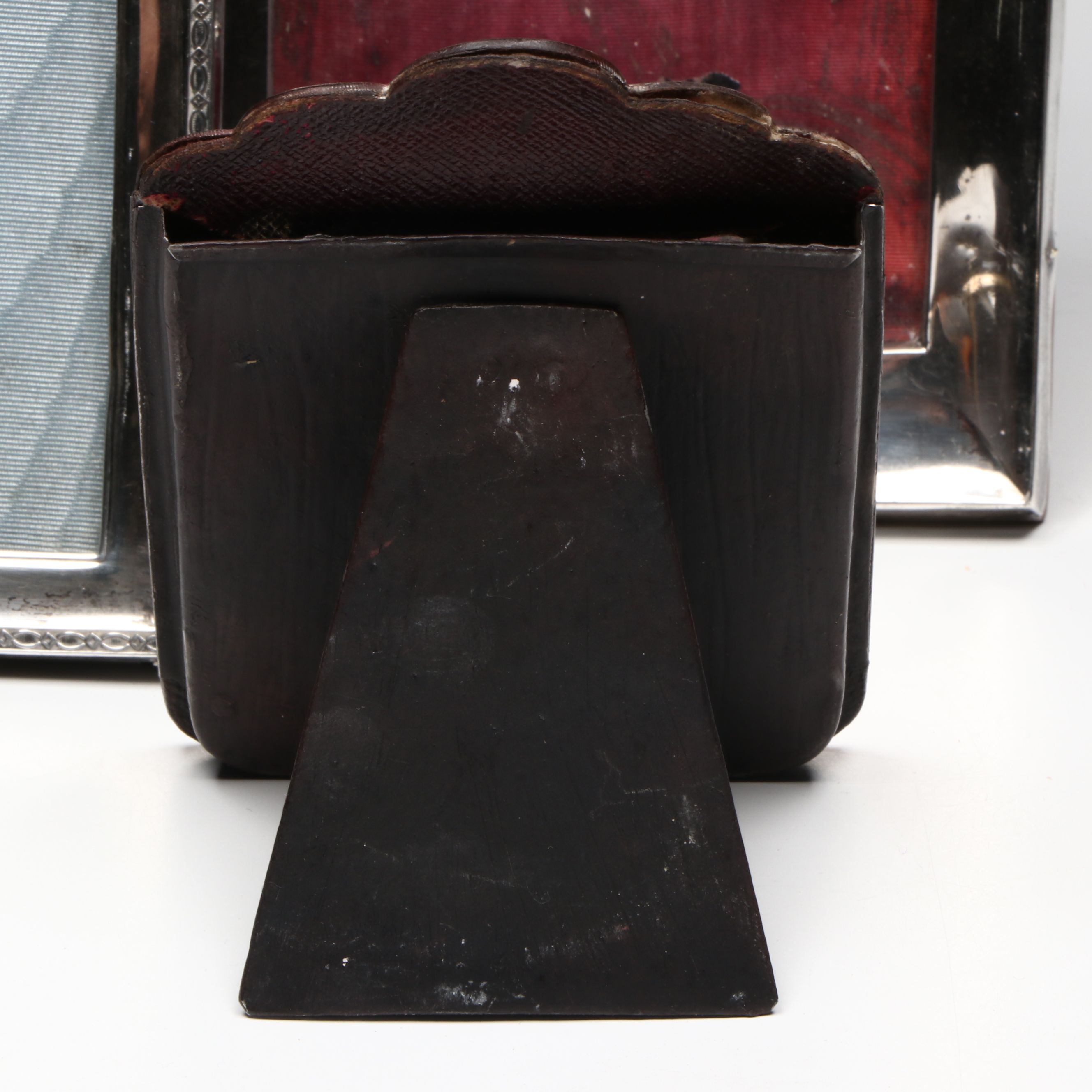 English Sterling and Other Tortoiseshell Frame, Late 19th/Early 20th Century