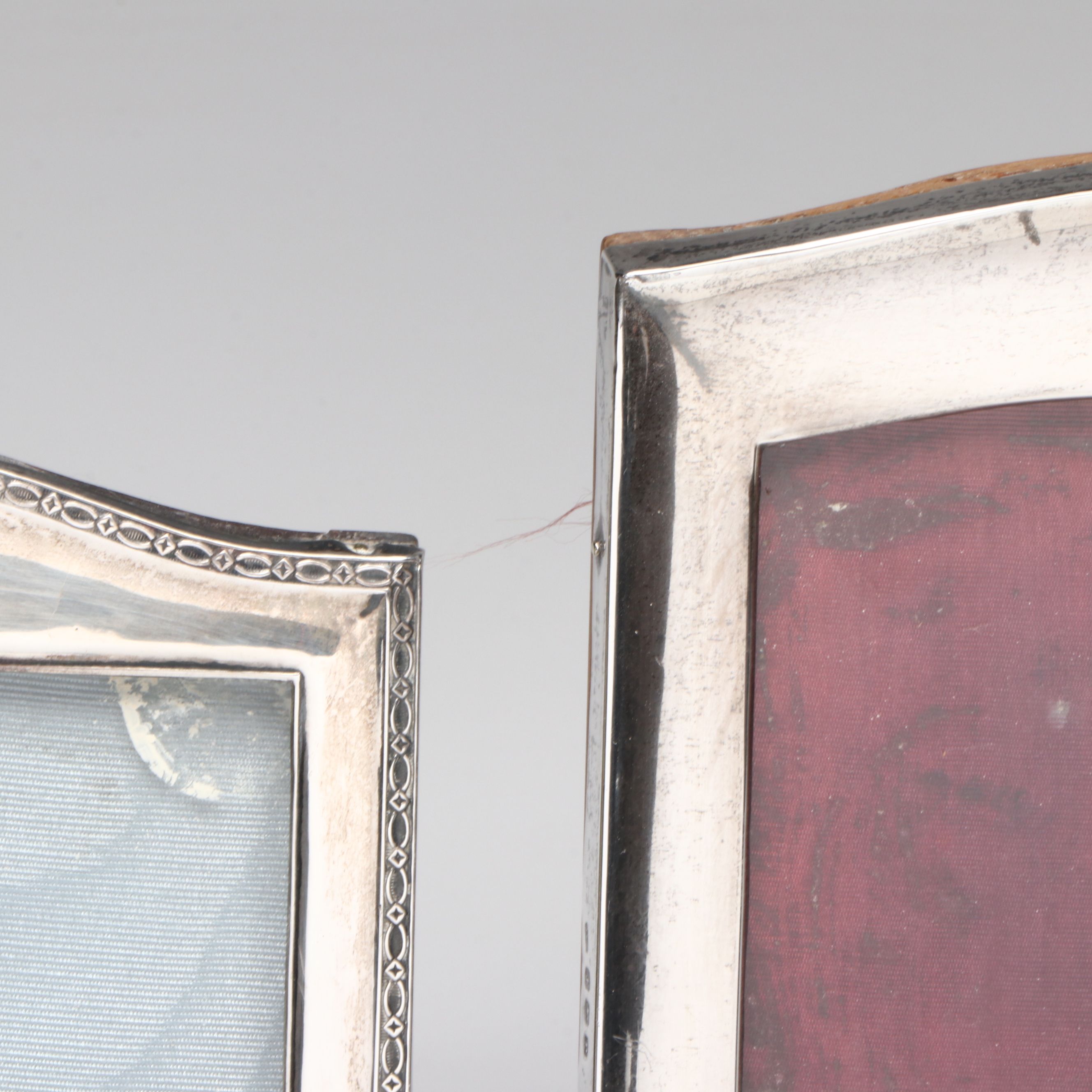 English Sterling and Other Tortoiseshell Frame, Late 19th/Early 20th Century