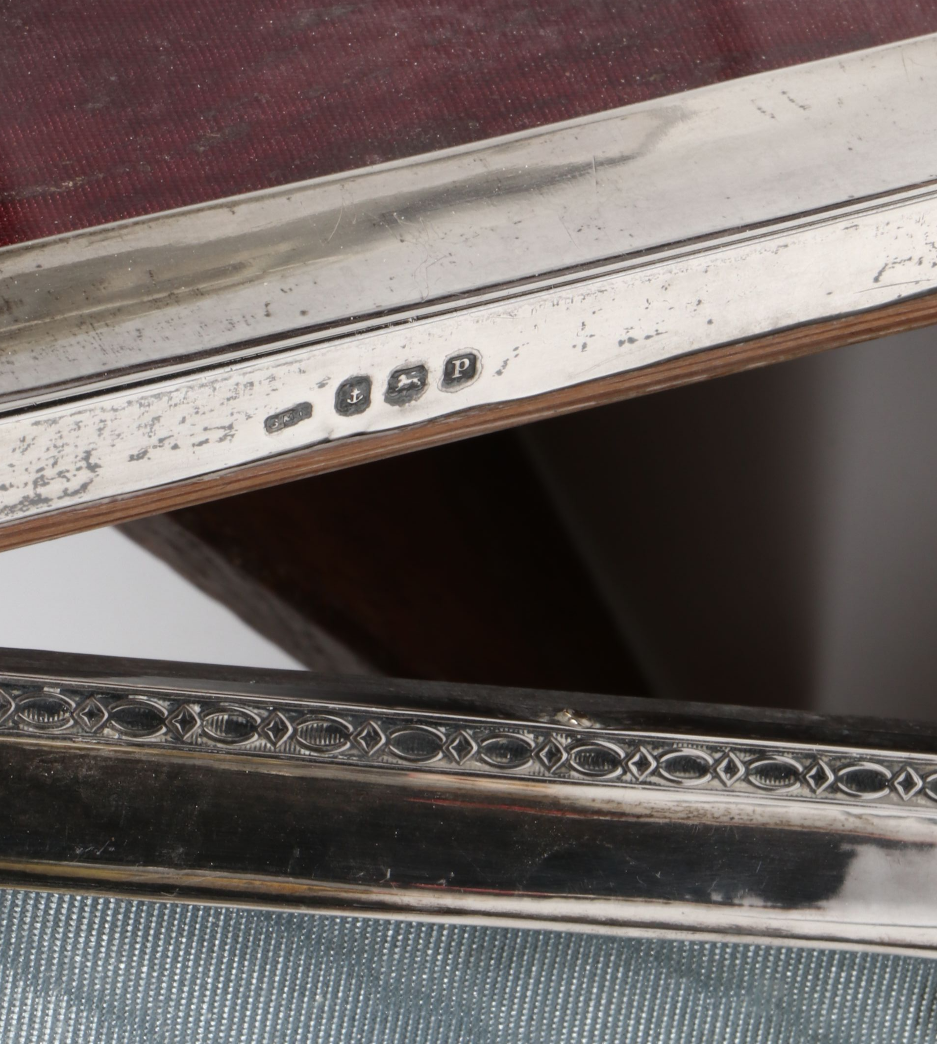 English Sterling and Other Tortoiseshell Frame, Late 19th/Early 20th Century