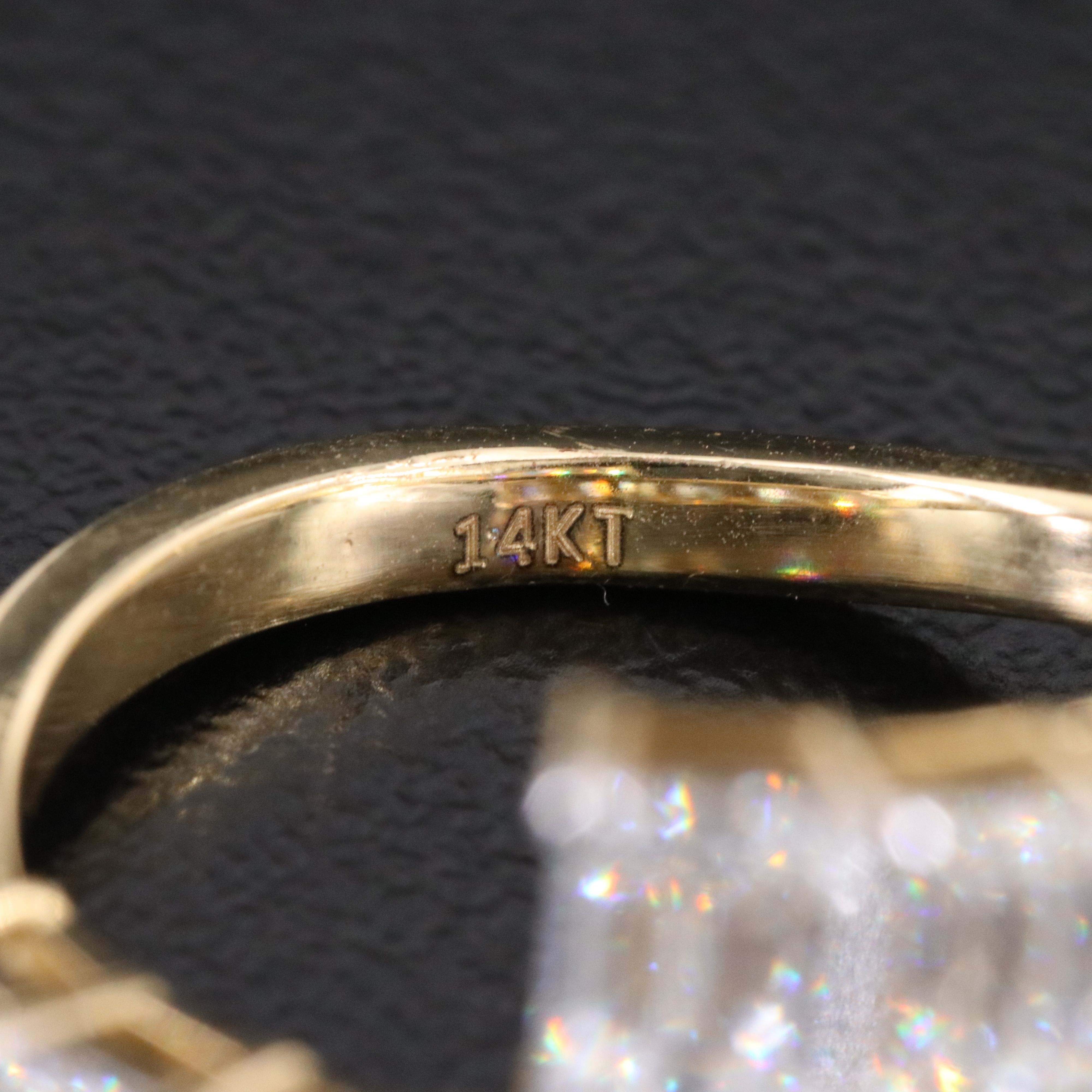 14K 4.24 CTW Lab Grown Diamond Bypass Ring