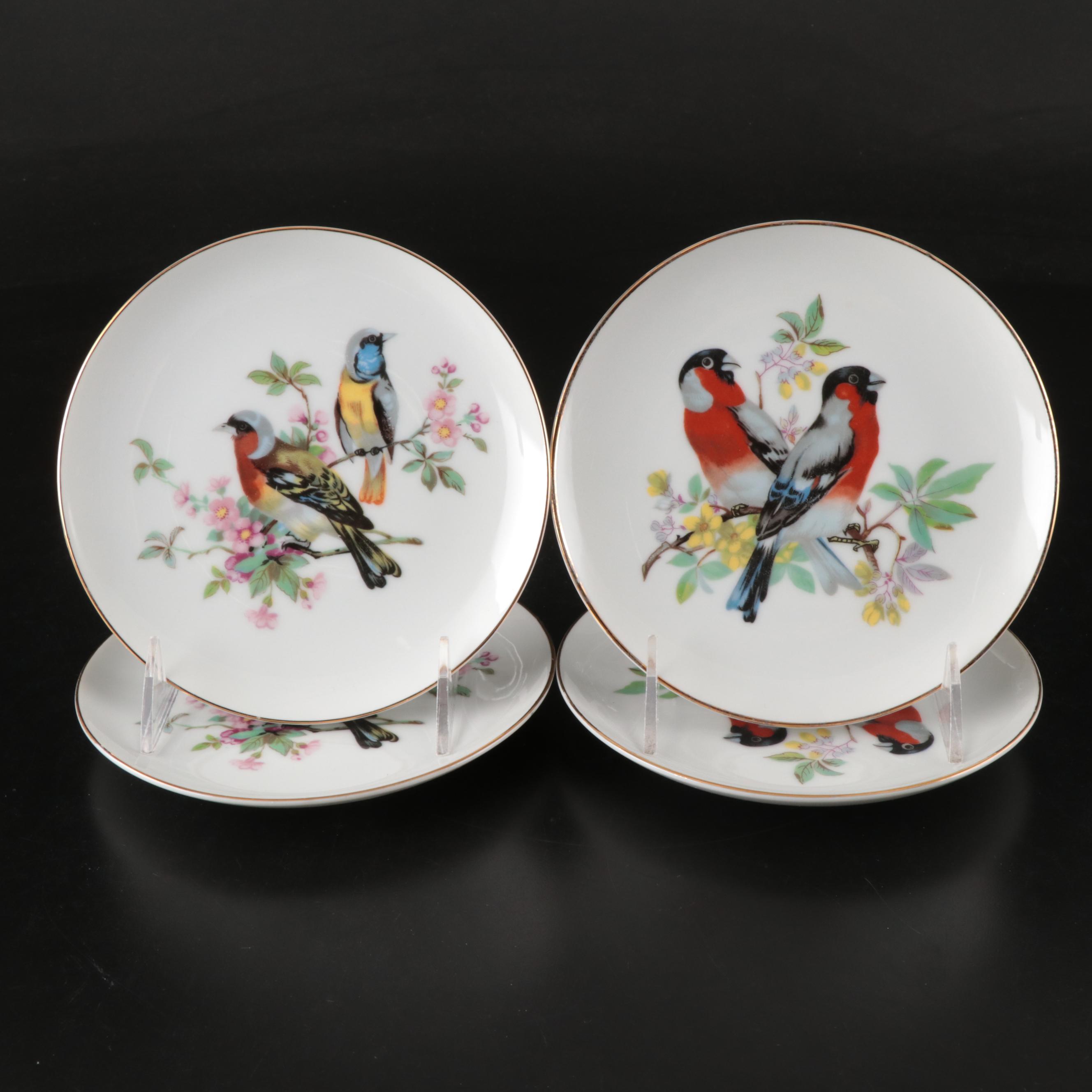 Lego Japanese Porcelain Decorative Bird Plates