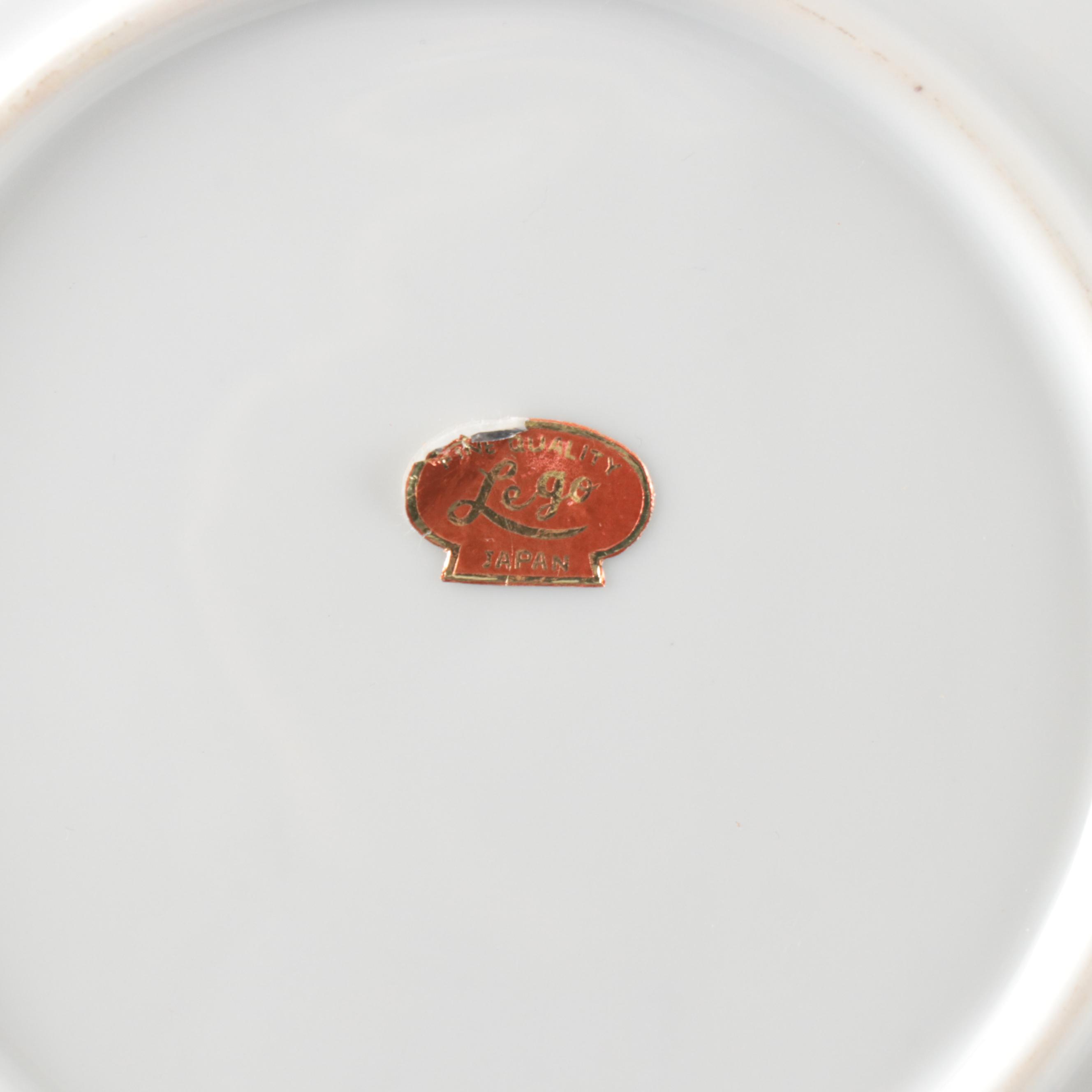 Lego Japanese Porcelain Decorative Bird Plates