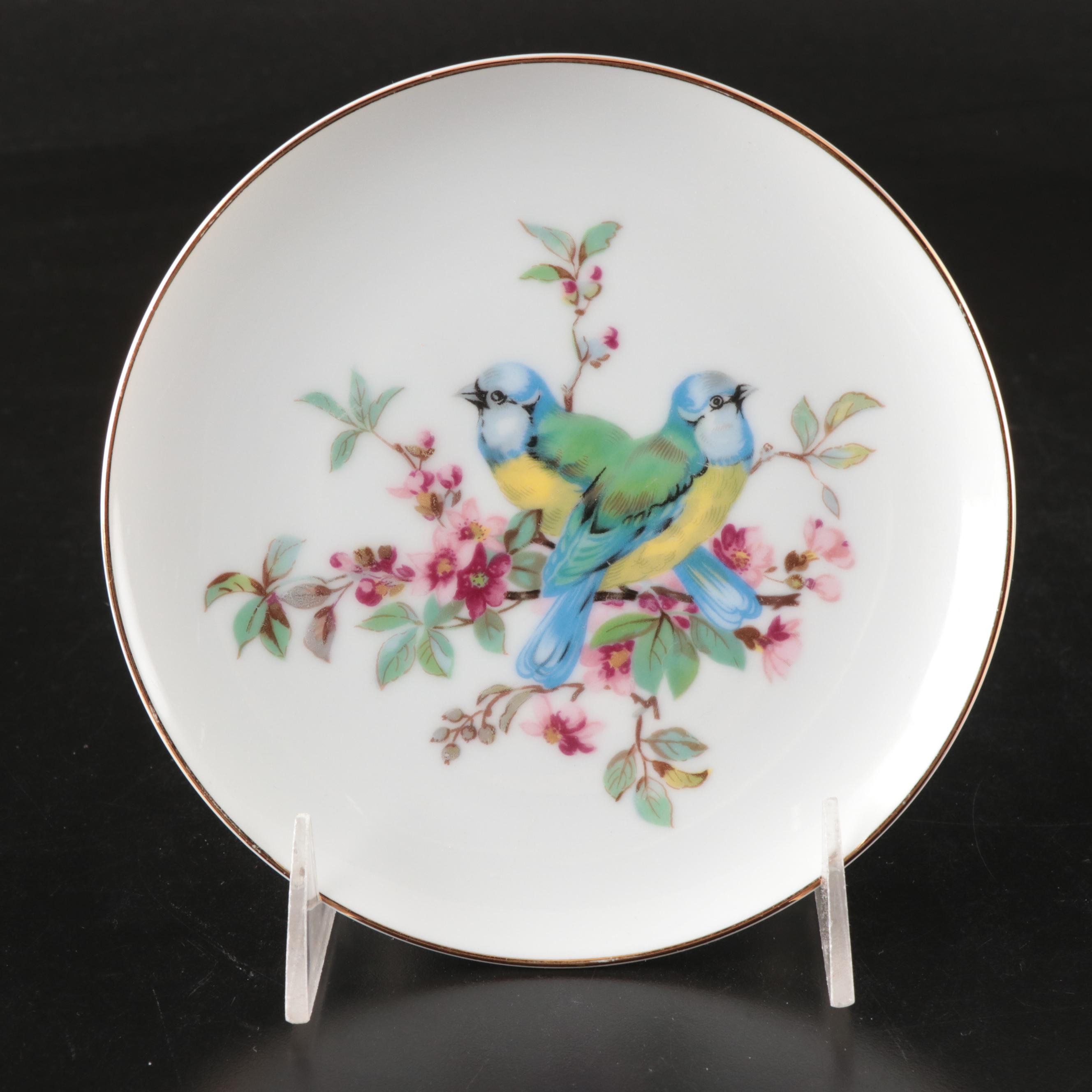 Lego Japanese Porcelain Decorative Bird Plates