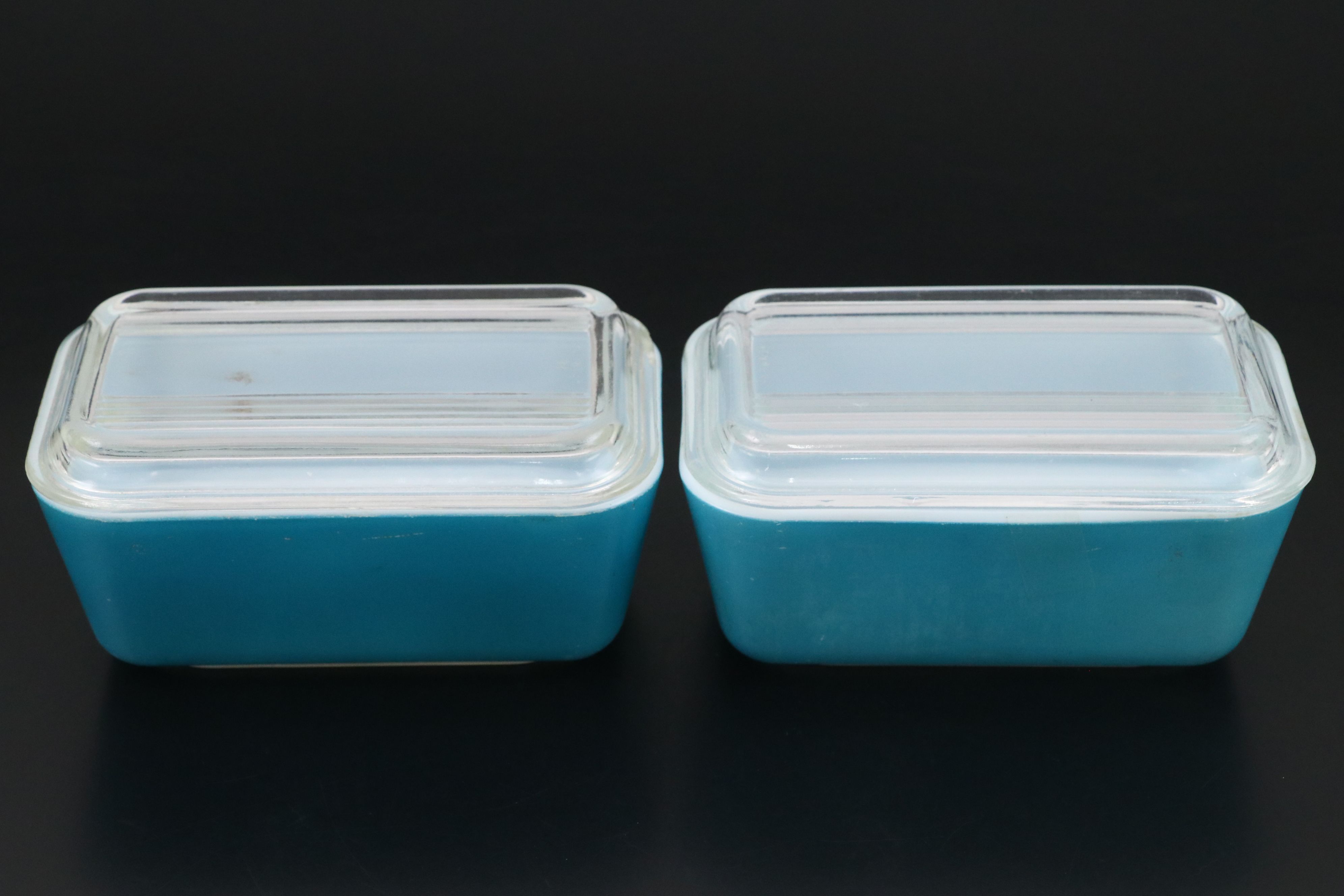 Pyrex "Primary Colors" Glass Refrigerator Dishes