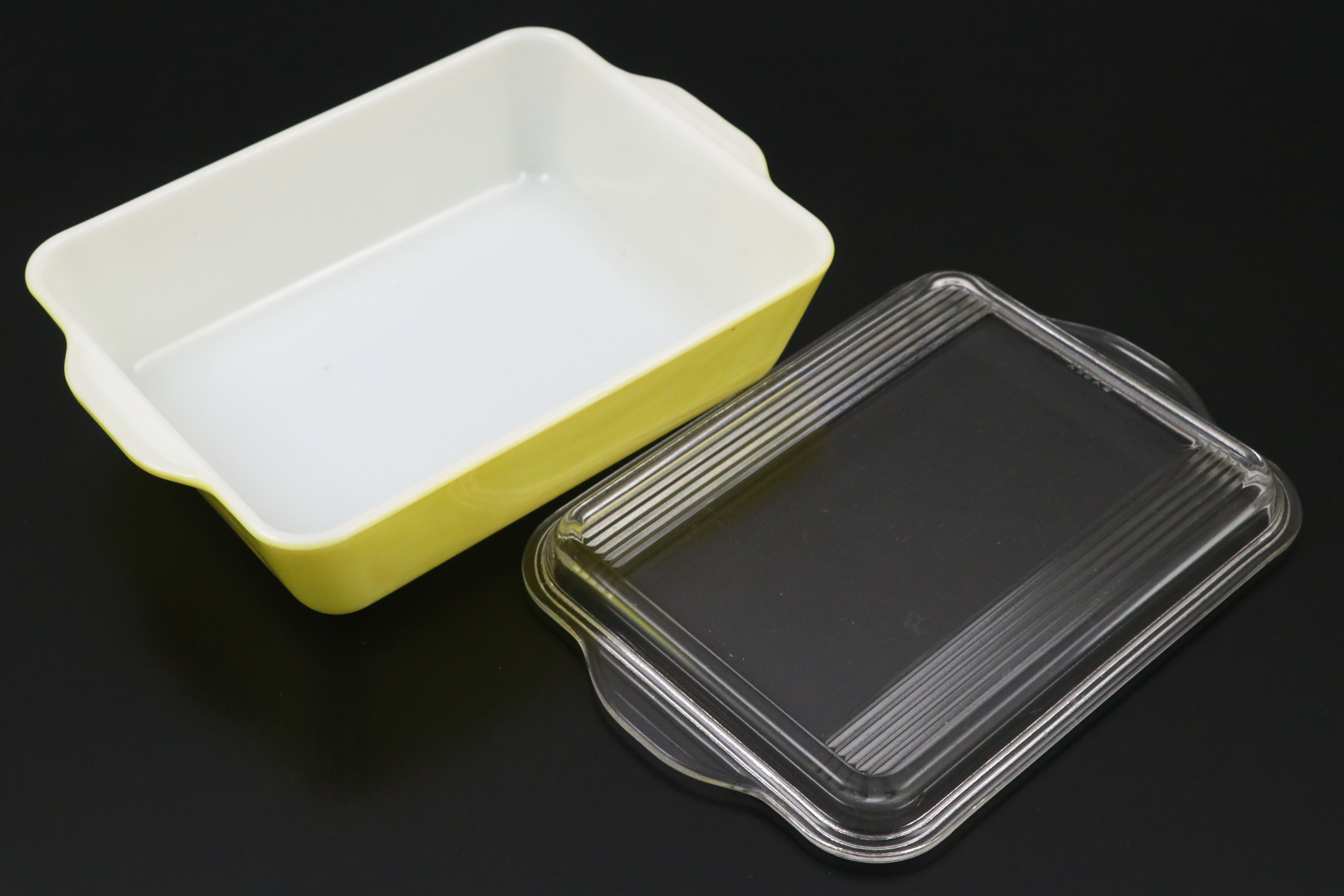 Pyrex "Primary Colors" Glass Refrigerator Dishes