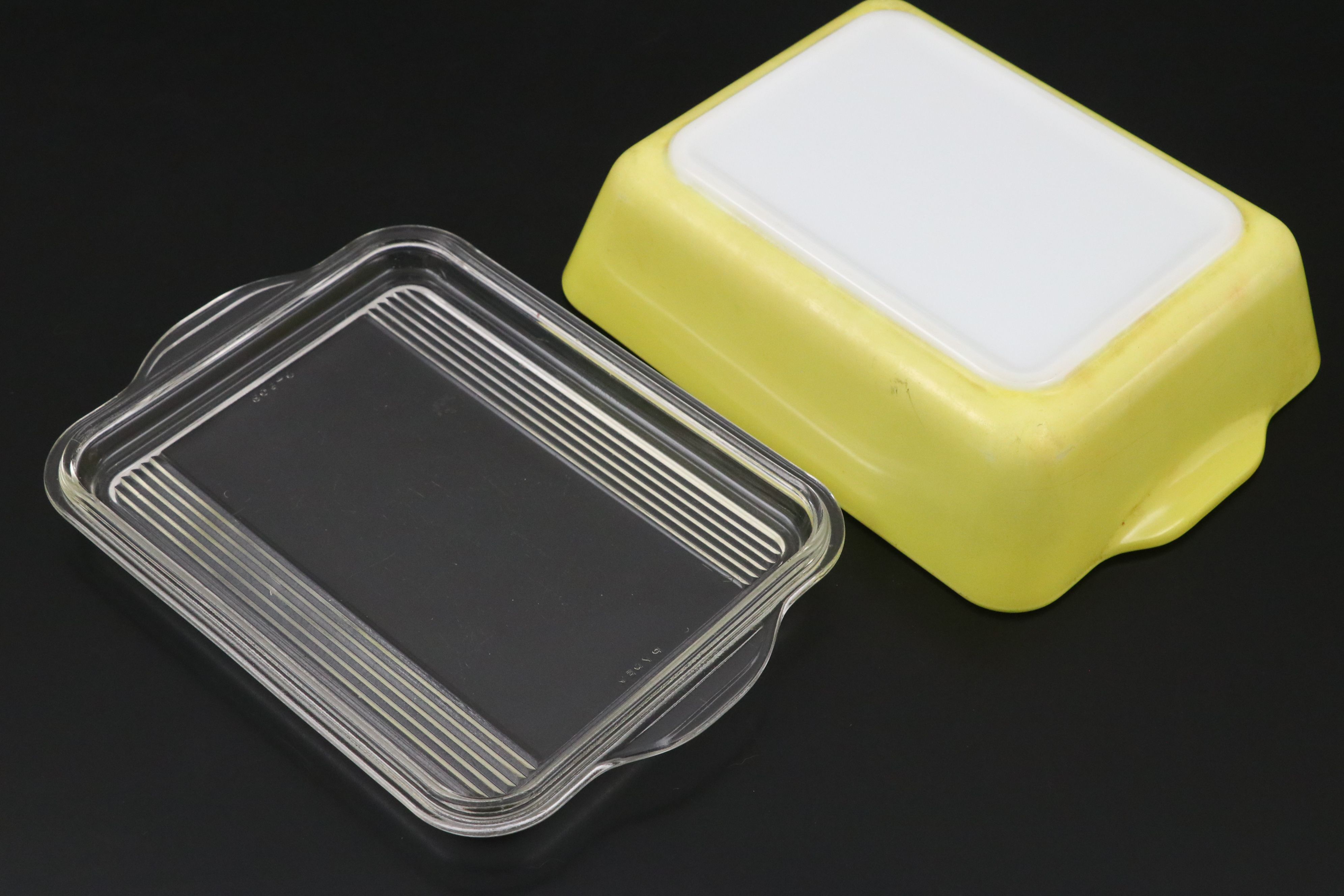 Pyrex "Primary Colors" Glass Refrigerator Dishes