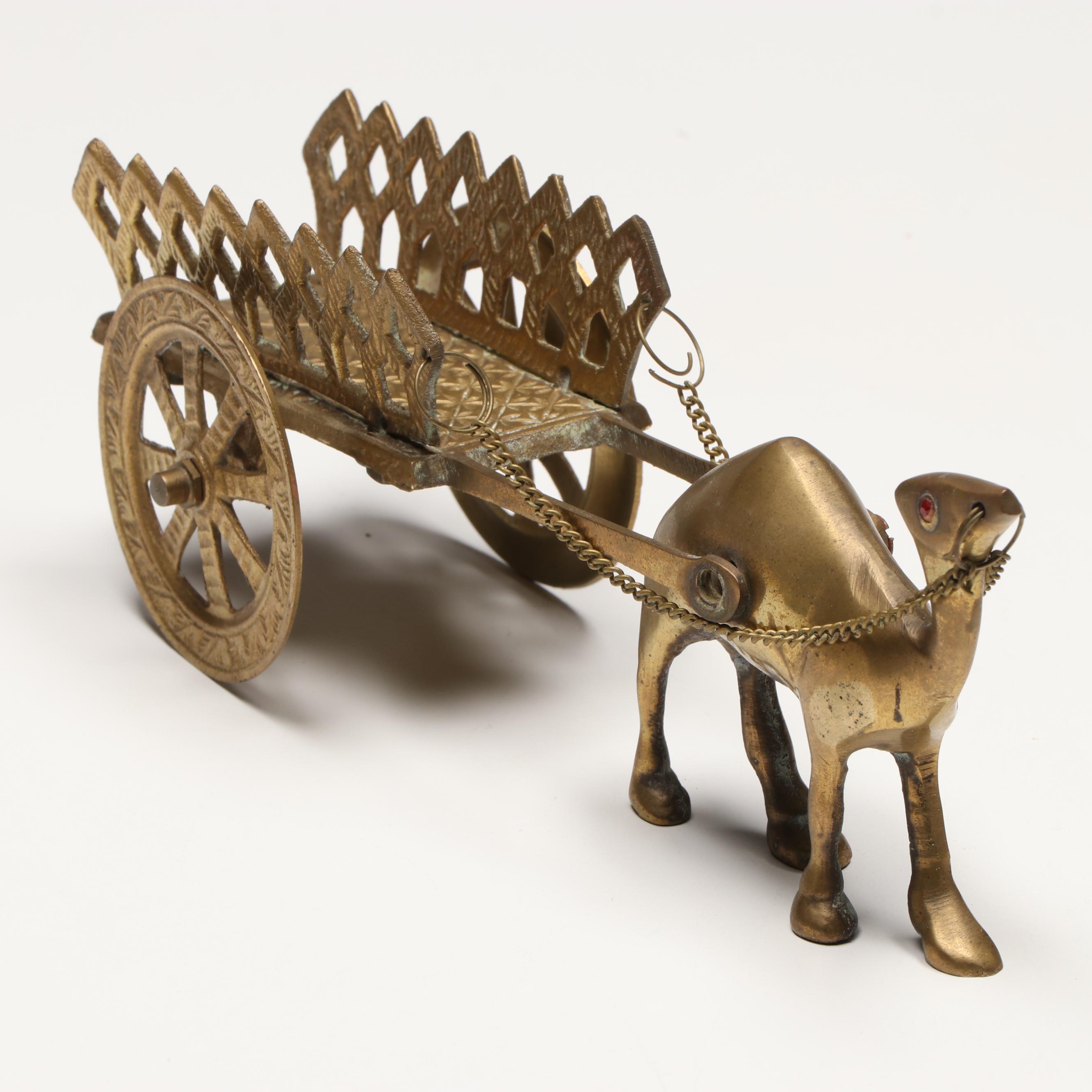 Cloisonné Enamel Egg, Brass Dragon Bell, and More Table Accessories