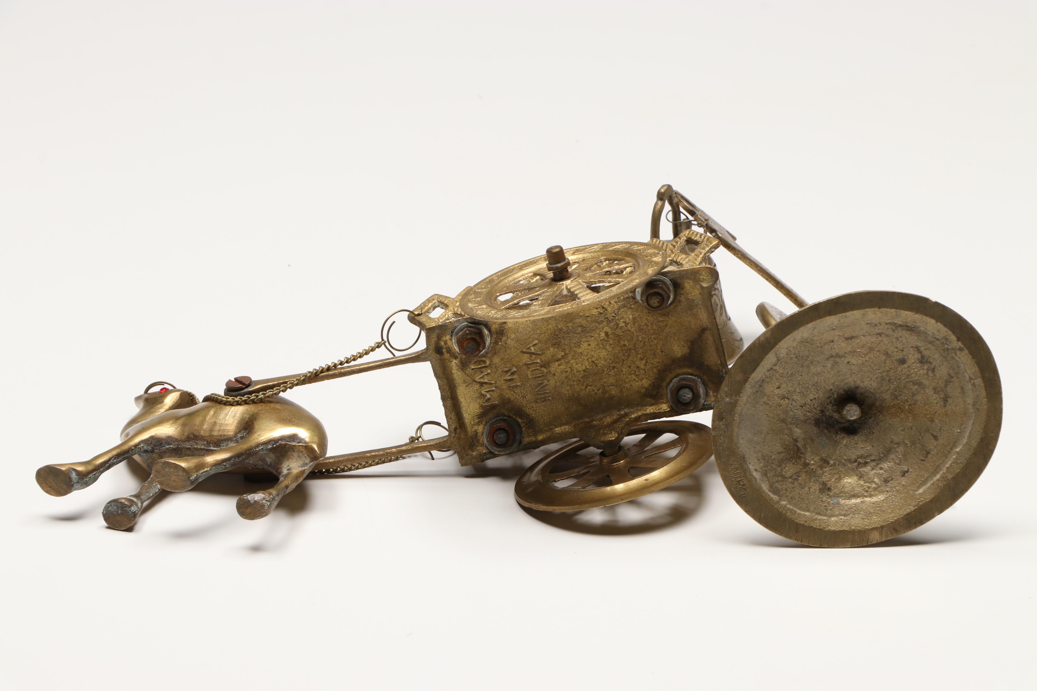 Cloisonné Enamel Egg, Brass Dragon Bell, and More Table Accessories