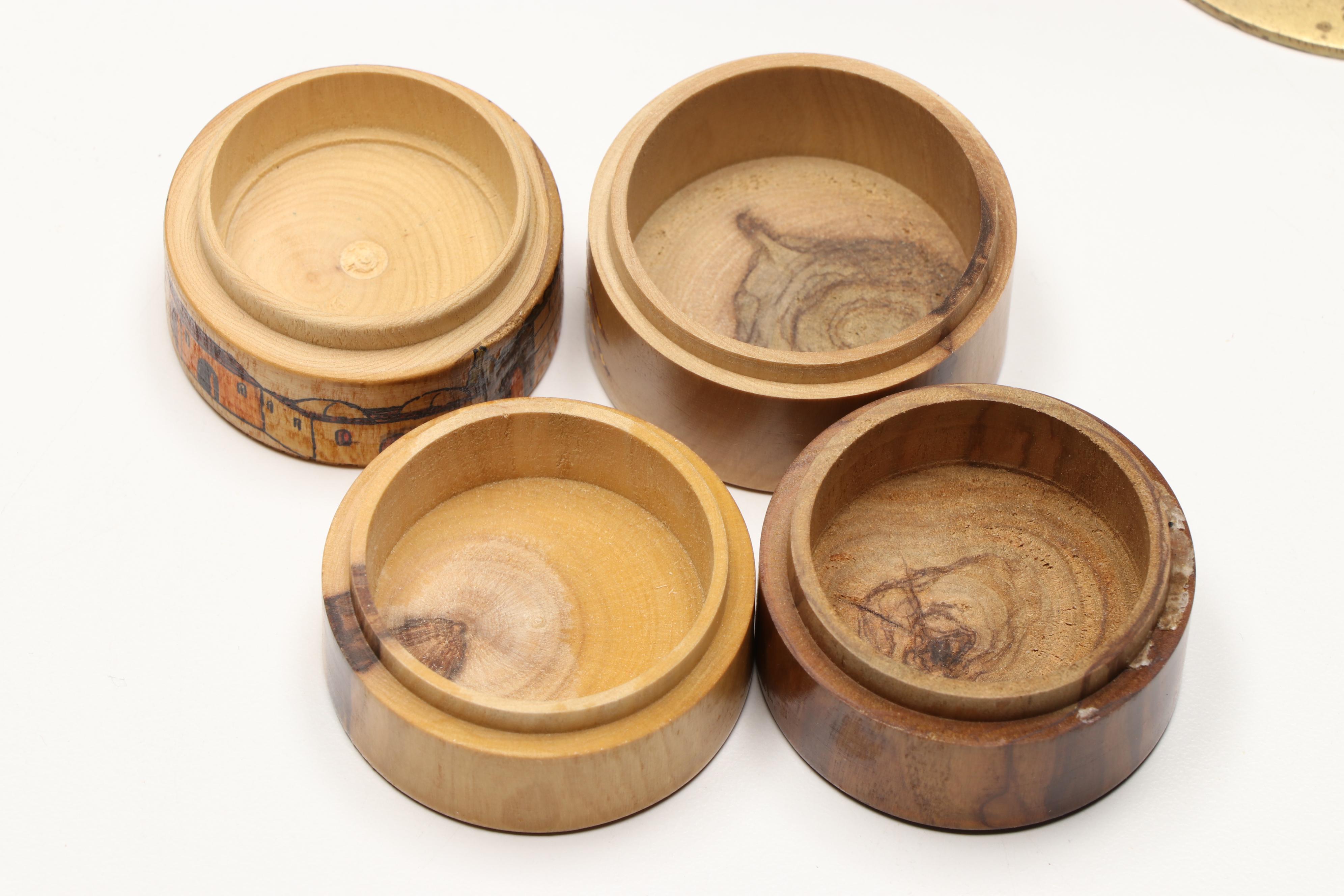 Cloisonné Enamel Egg, Brass Dragon Bell, and More Table Accessories