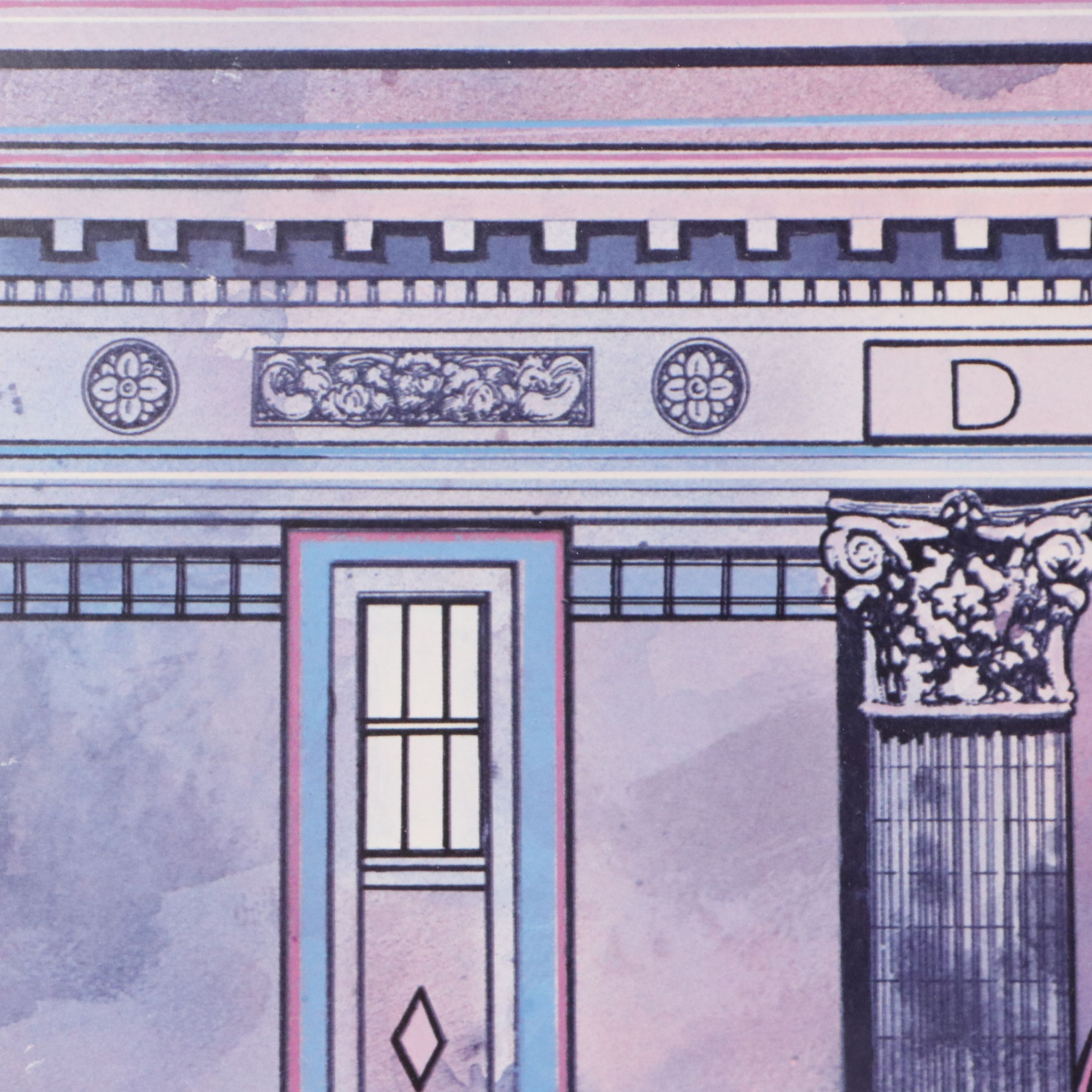 Offset Lithograph After Michael Rigsbee "The Carolina Theater," Late 20th C.