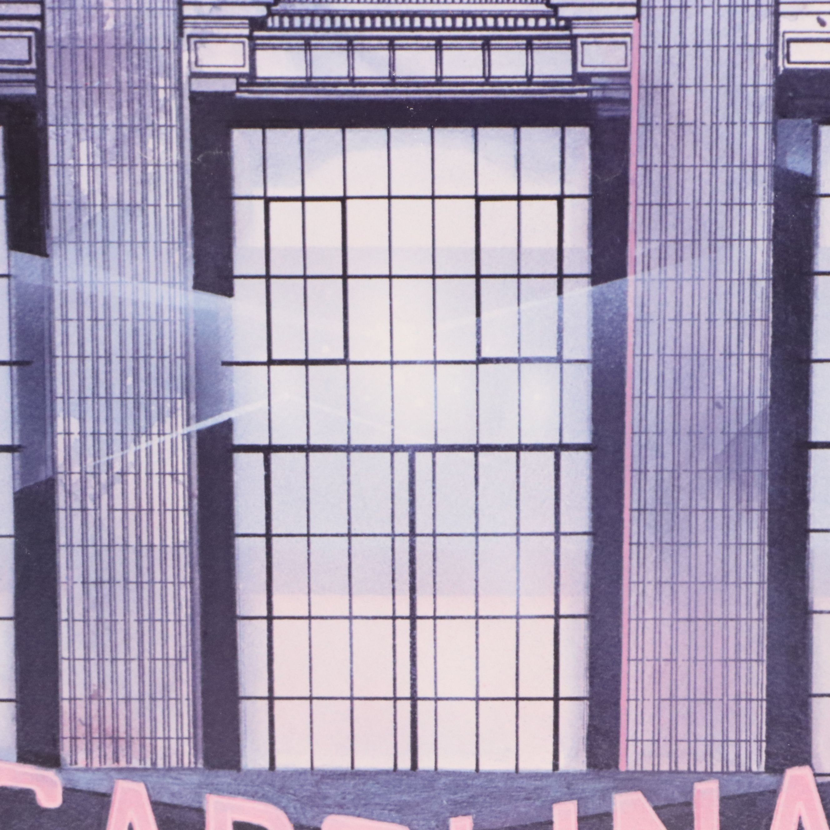 Offset Lithograph After Michael Rigsbee "The Carolina Theater," Late 20th C.