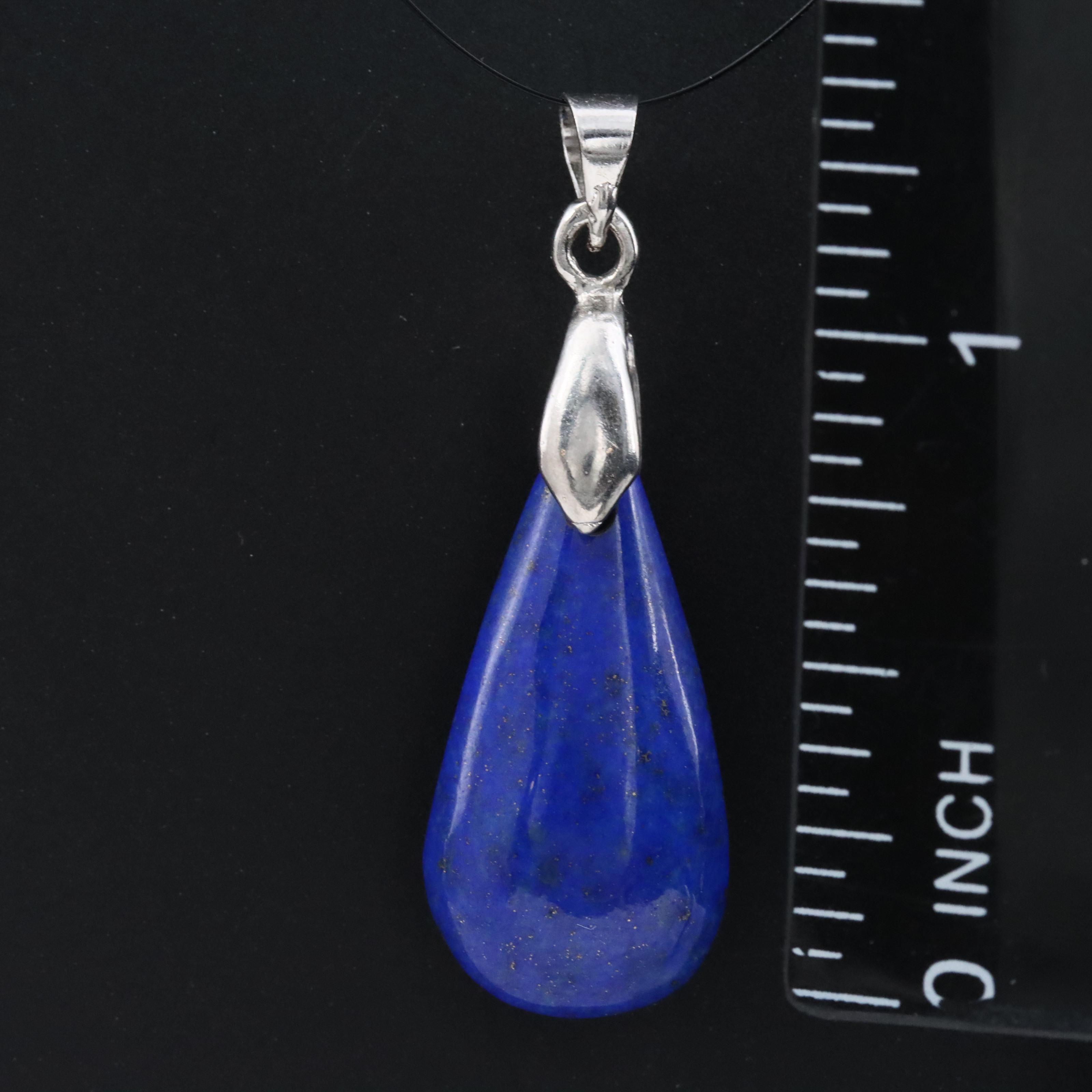 Gold-Filled Lapis Lazuli Pendant