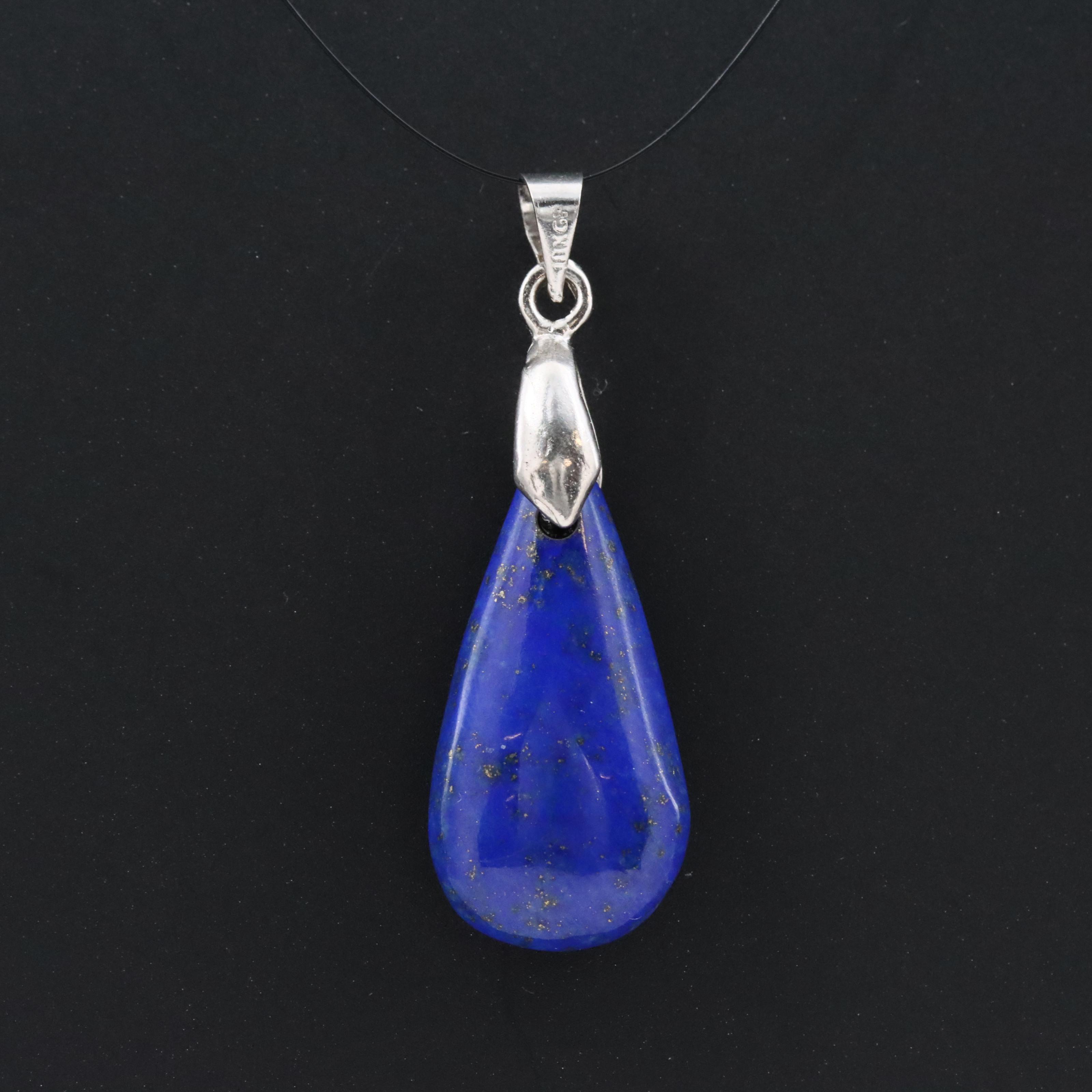 Gold-Filled Lapis Lazuli Pendant