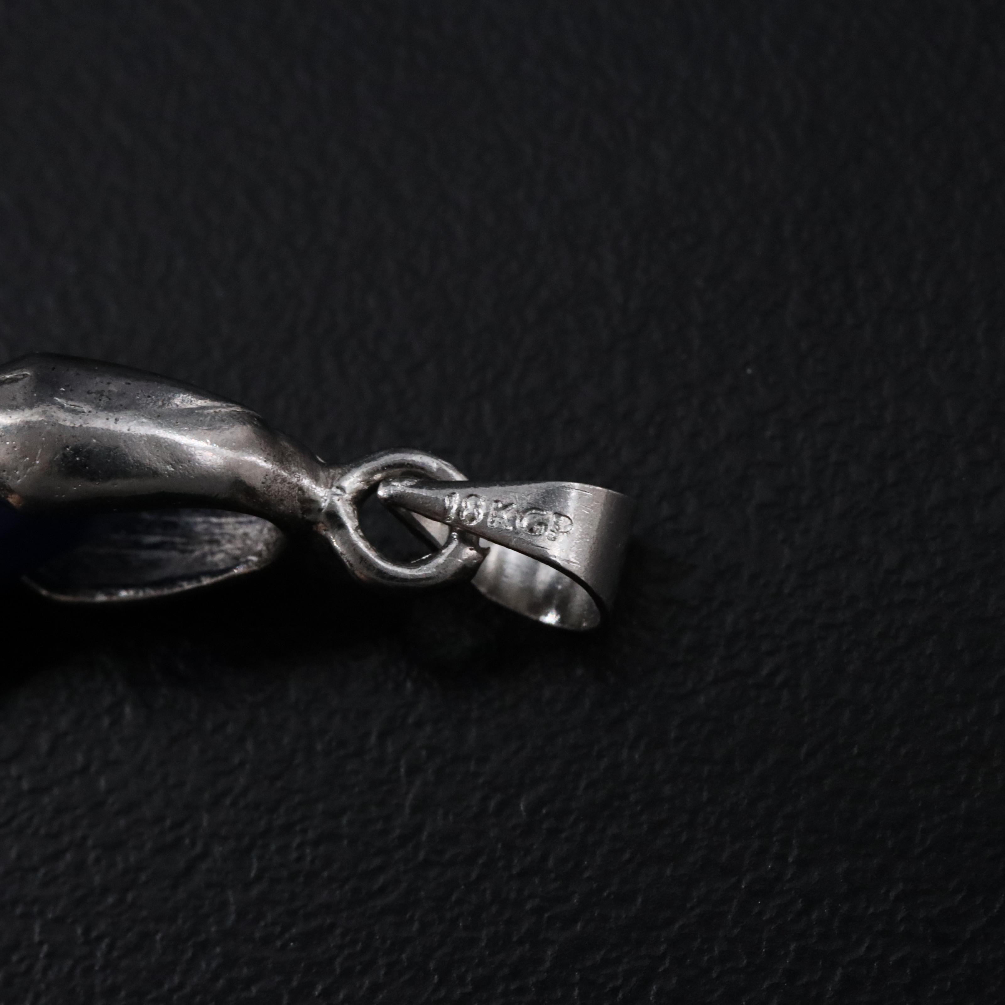 Gold-Filled Lapis Lazuli Pendant