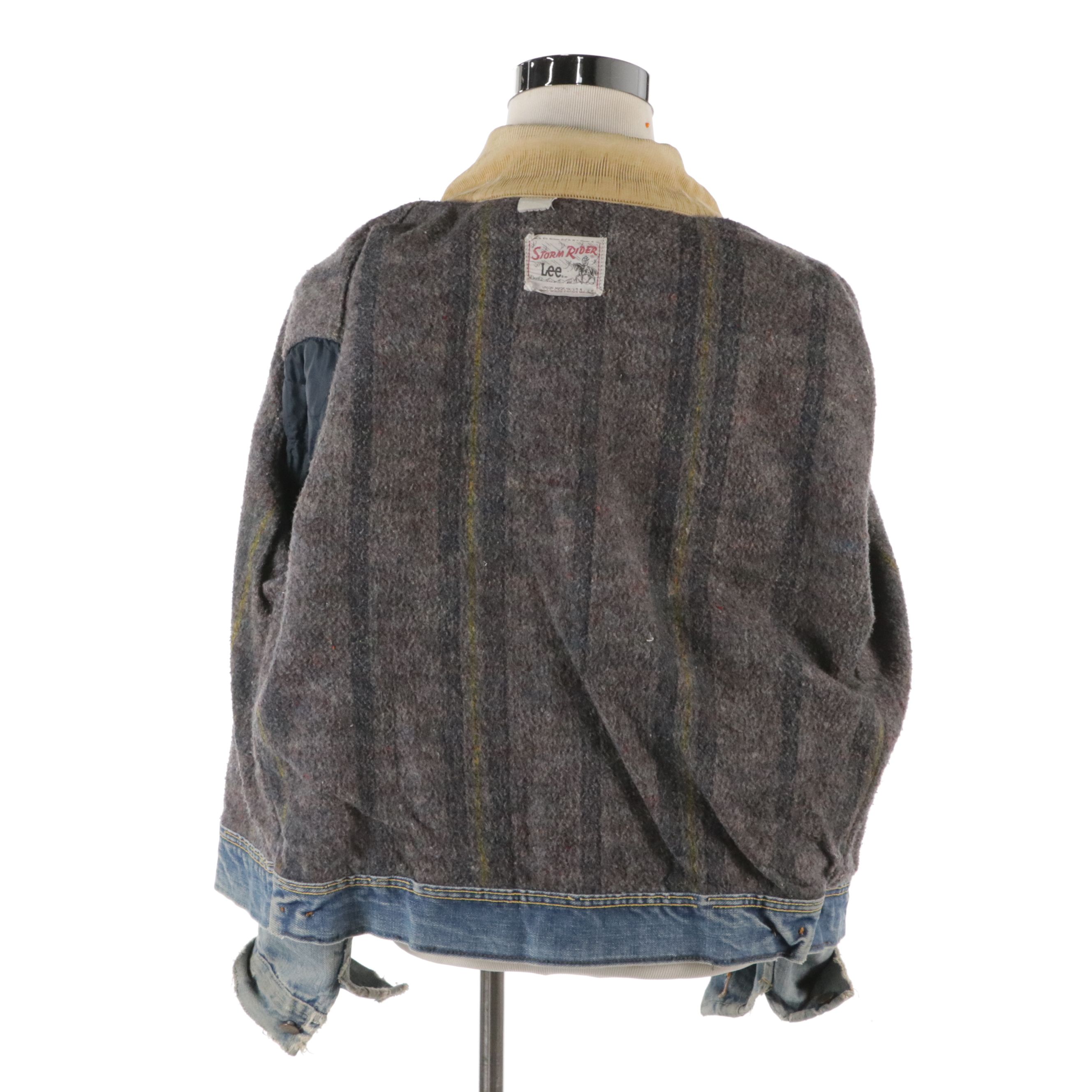 Men's Lee Storm Rider Jean Jacket and DKNY Orange Hooded Windbreaker